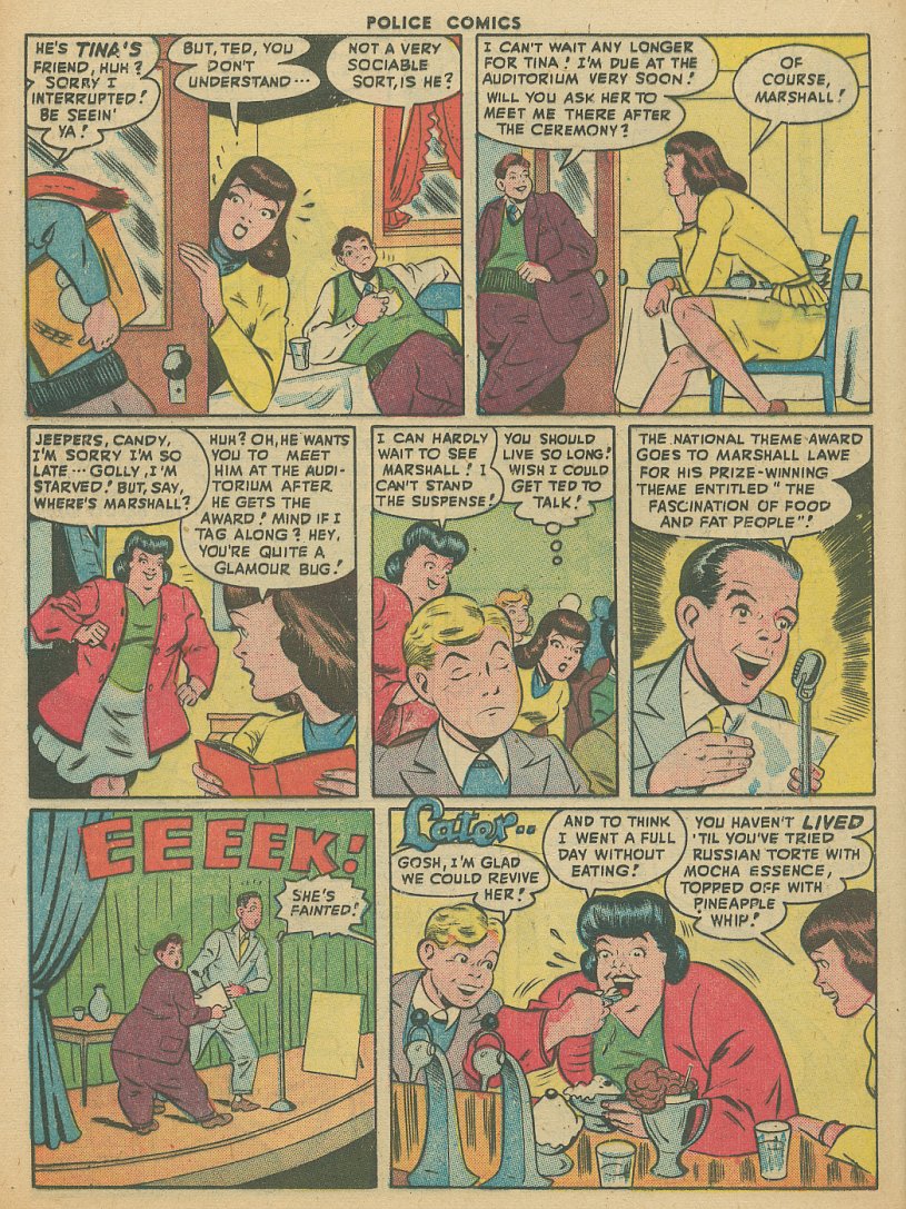 Read online Police Comics comic -  Issue #75 - 32