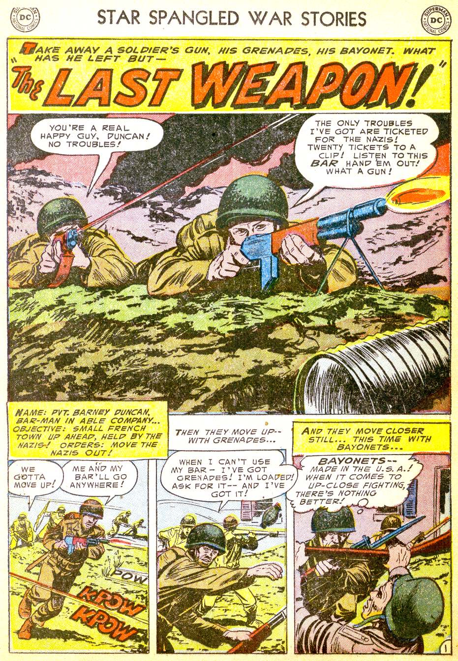 Read online Star Spangled War Stories (1952) comic -  Issue #19 - 14