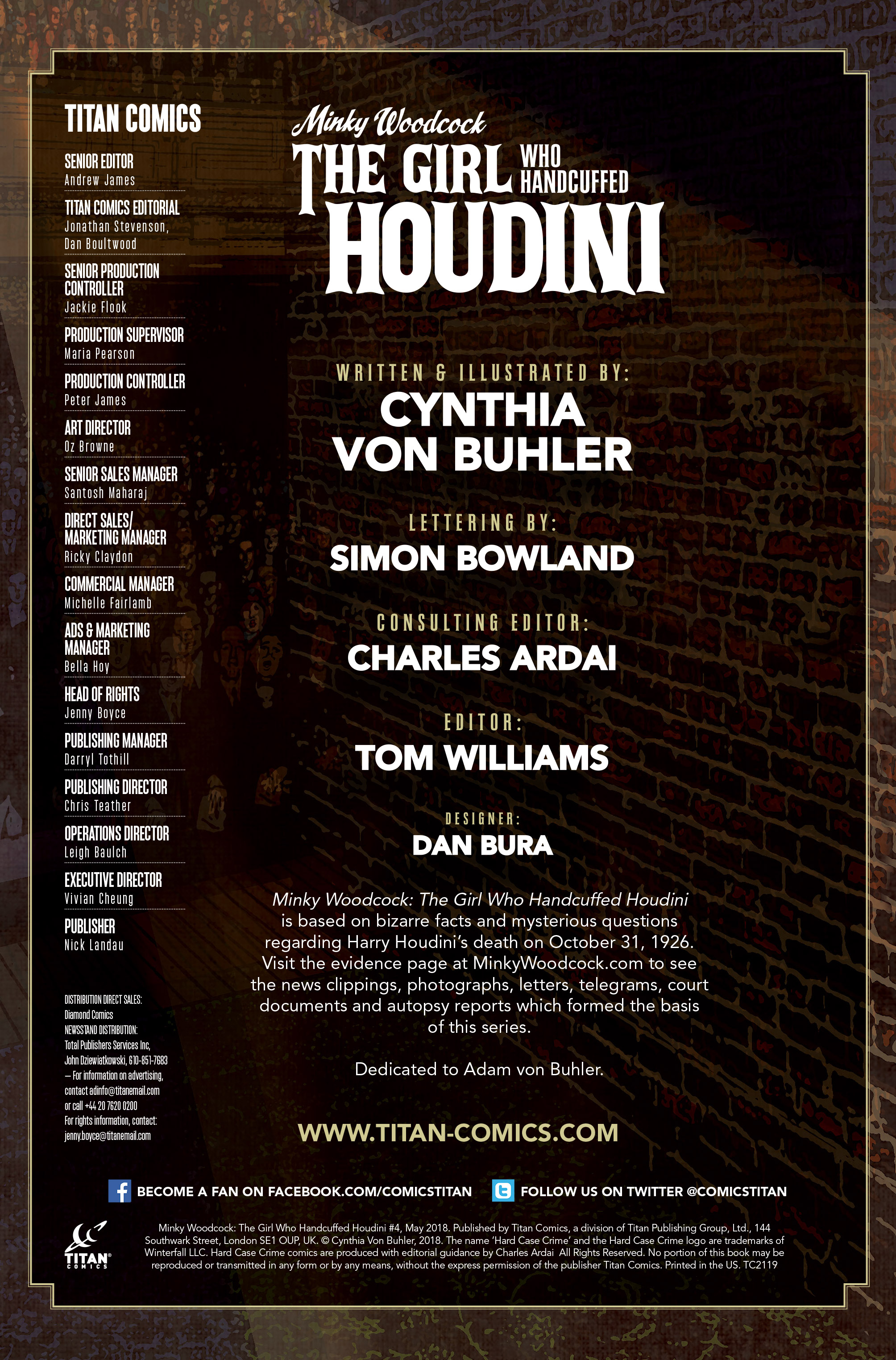 Read online Minky Woodcock: The Girl who Handcuffed Houdini comic -  Issue #4 - 3