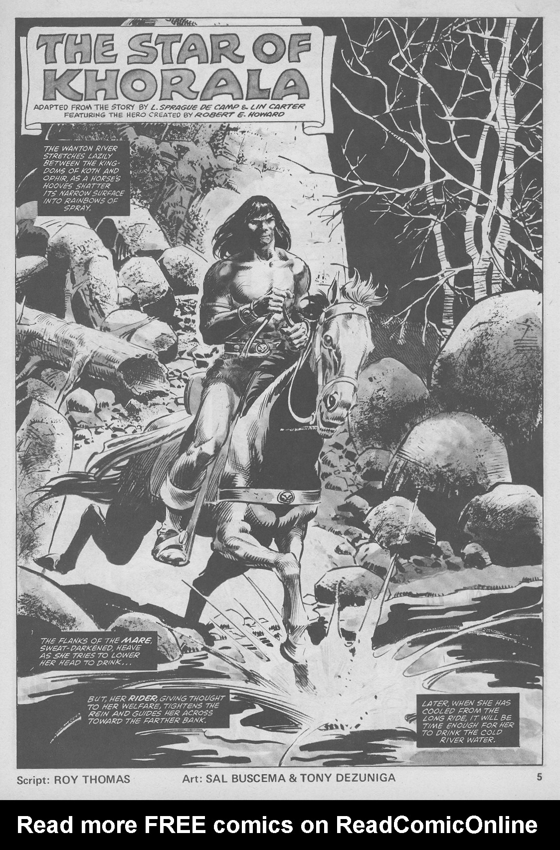 Read online The Savage Sword Of Conan comic -  Issue #44 - 5