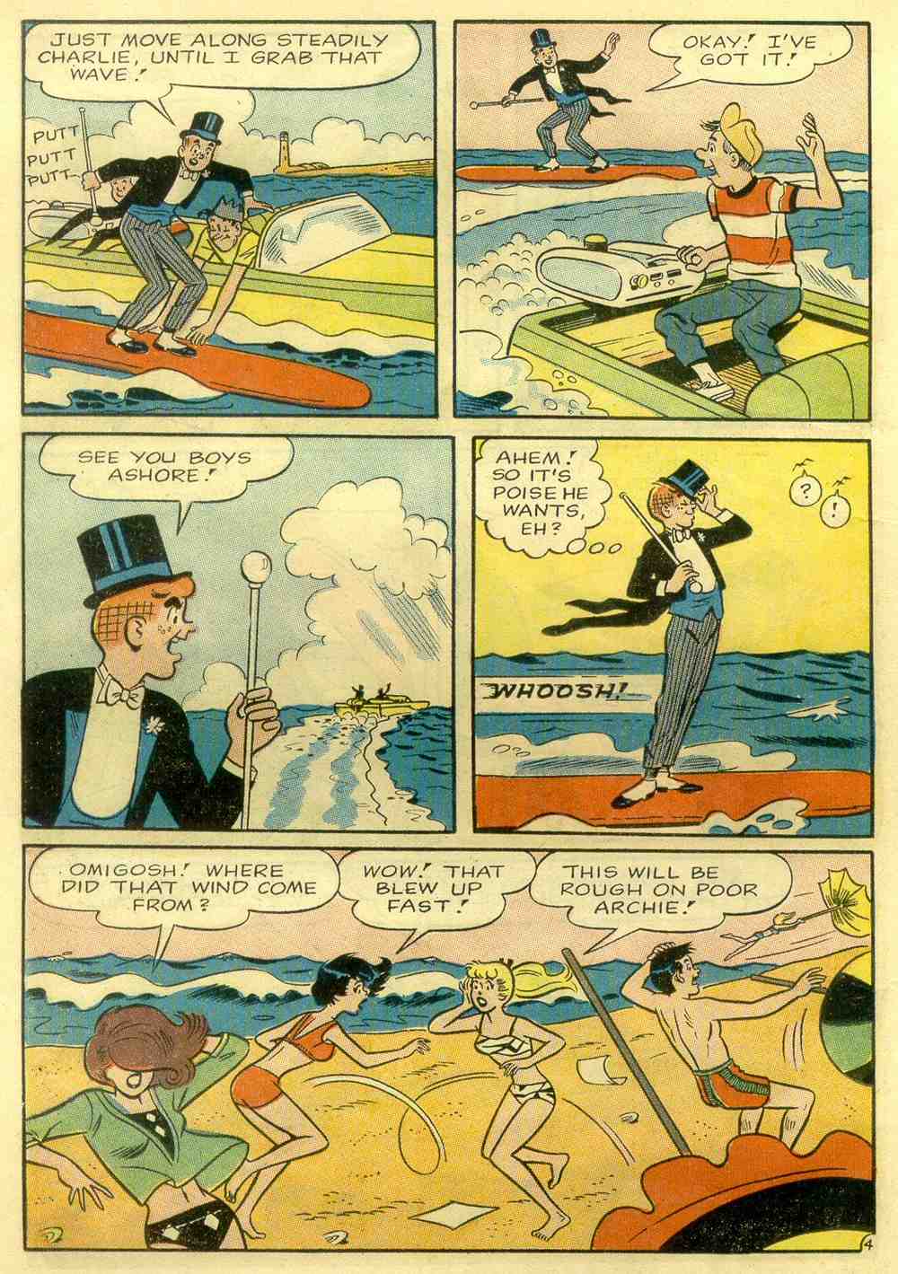 Read online Pep Comics comic -  Issue #185 - 6