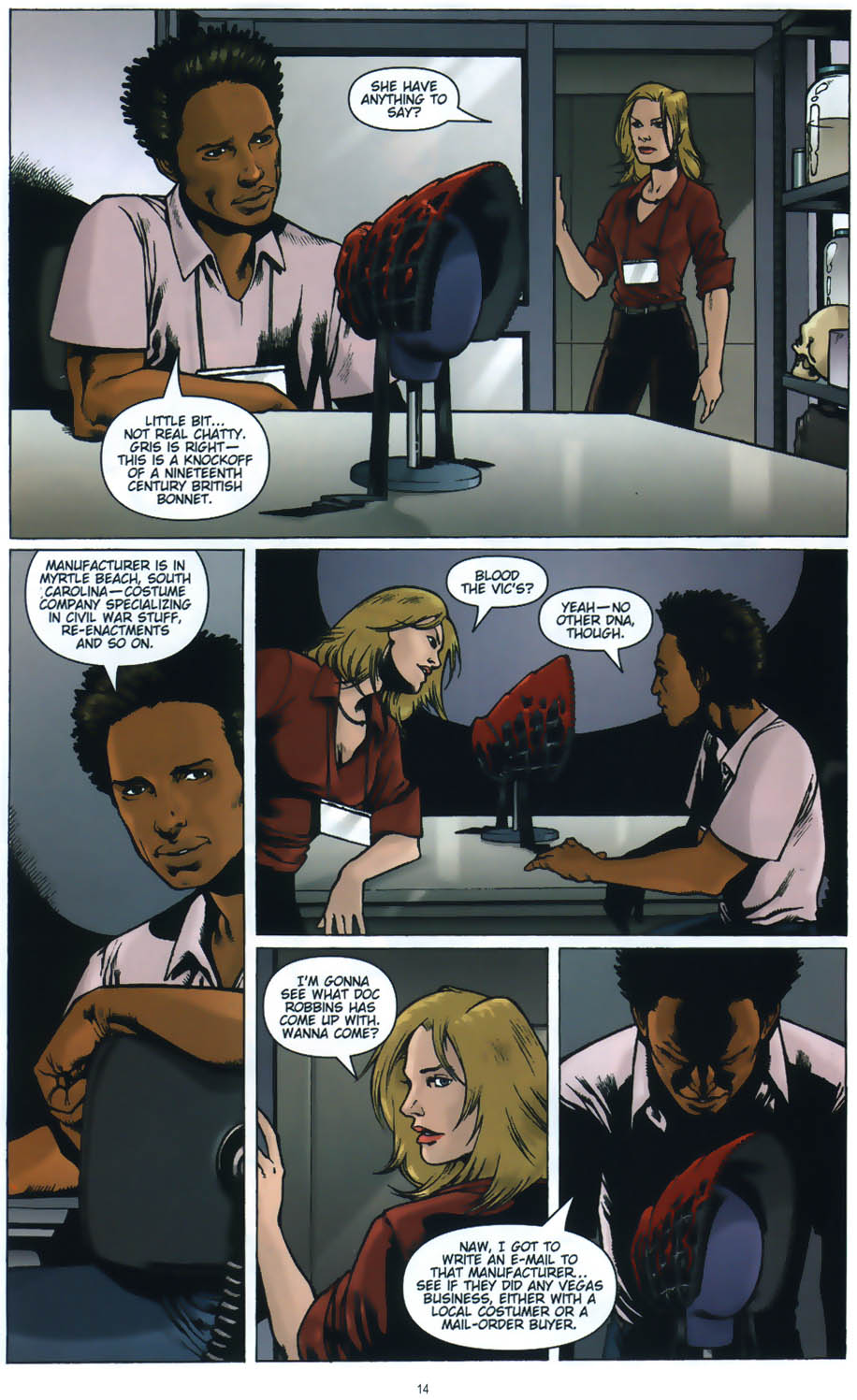 Read online CSI: Crime Scene Investigation comic -  Issue #1 - 17