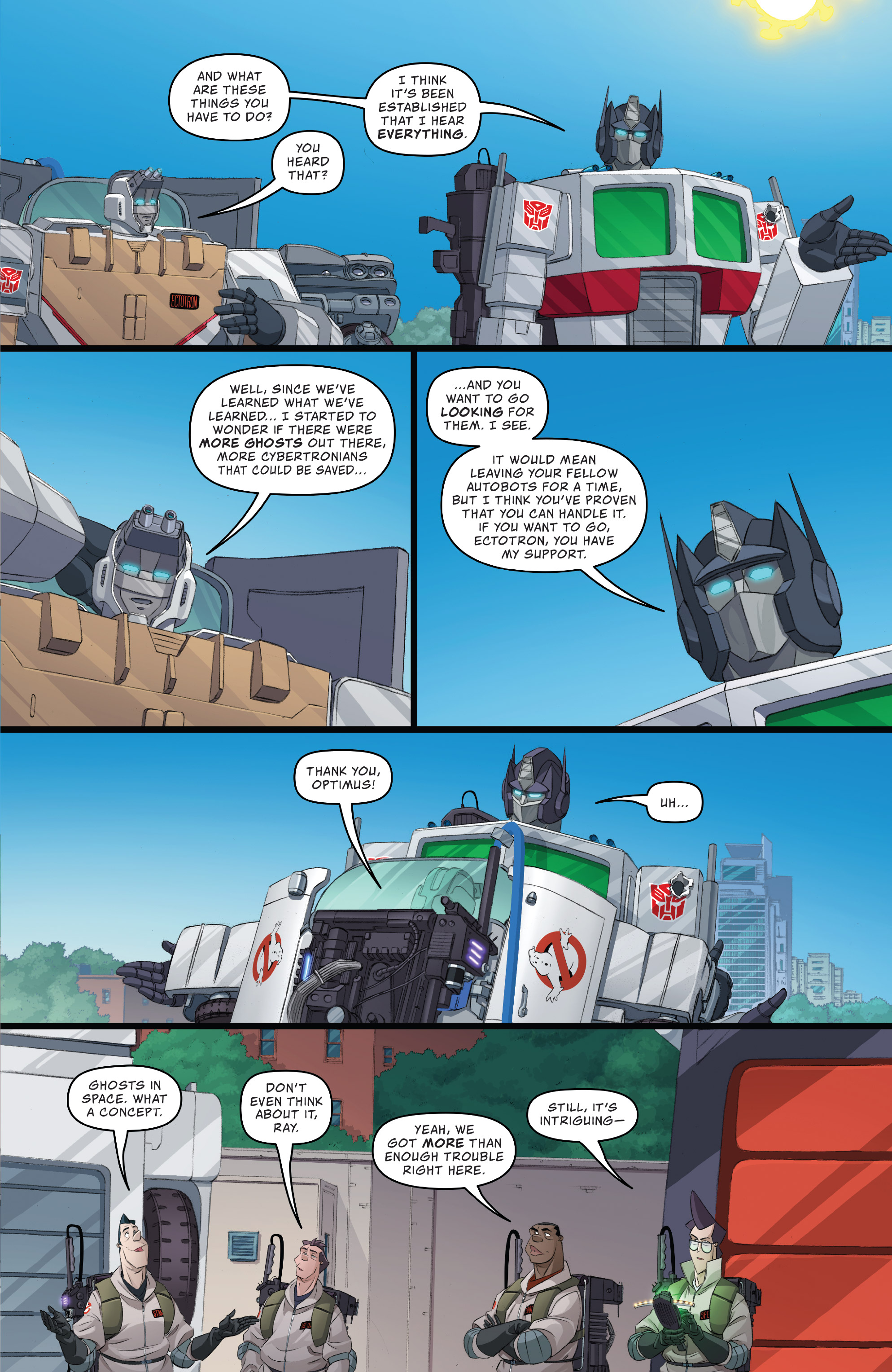 Read online Transformers/Ghostbusters comic -  Issue #5 - 23
