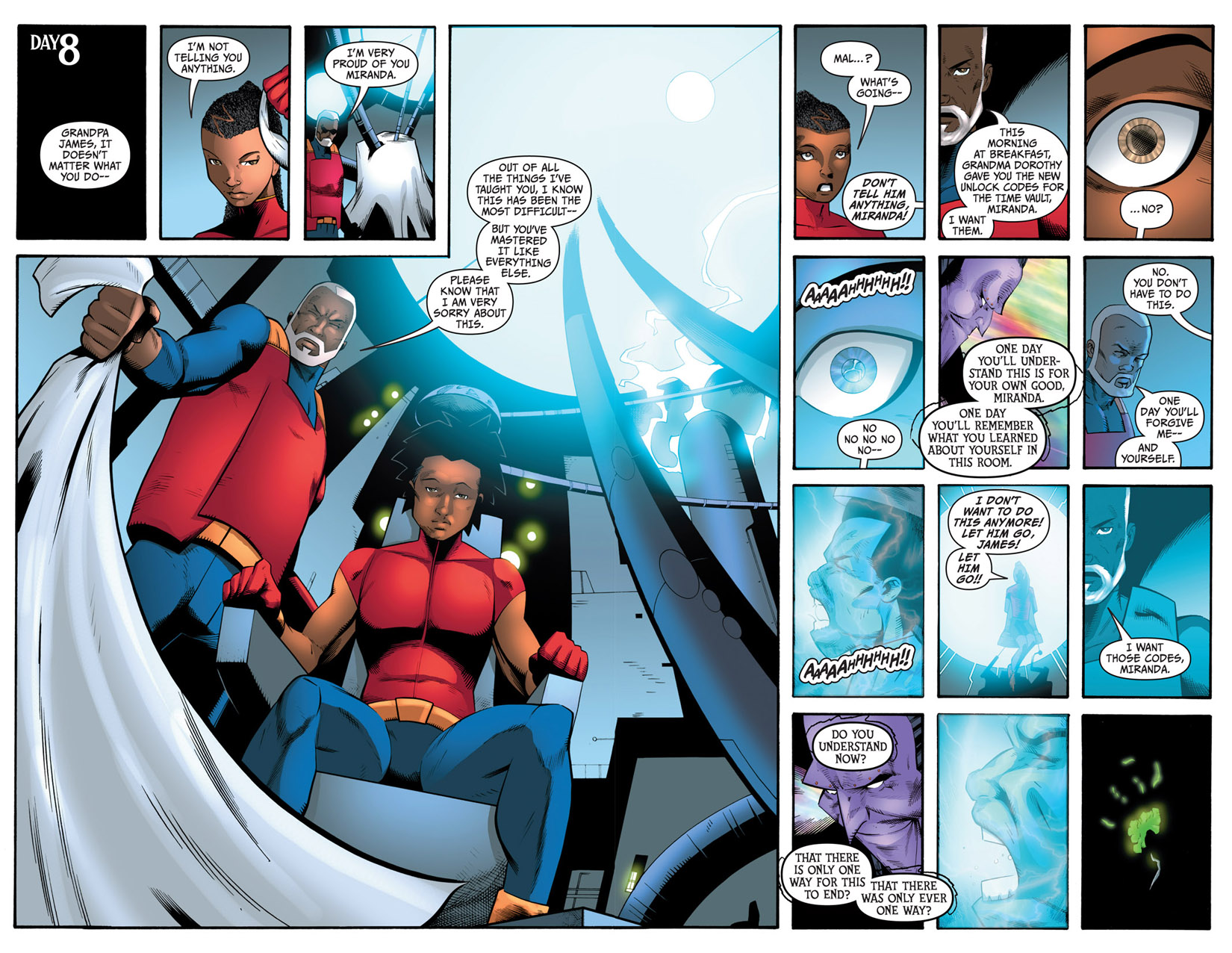 Read online The Many Adventures of Miranda Mercury: Time Runs Out comic -  Issue # TPB - 163
