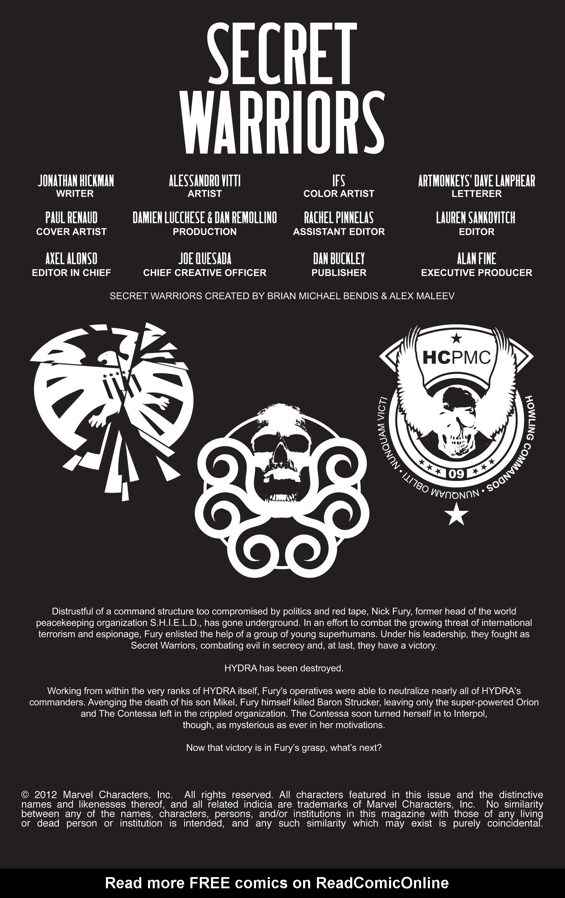 Read online Secret Warriors comic -  Issue #28 - 3