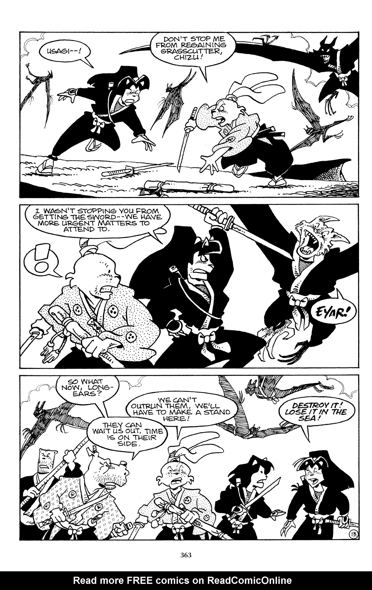 Read online The Usagi Yojimbo Saga comic -  Issue # TPB 3 - 359