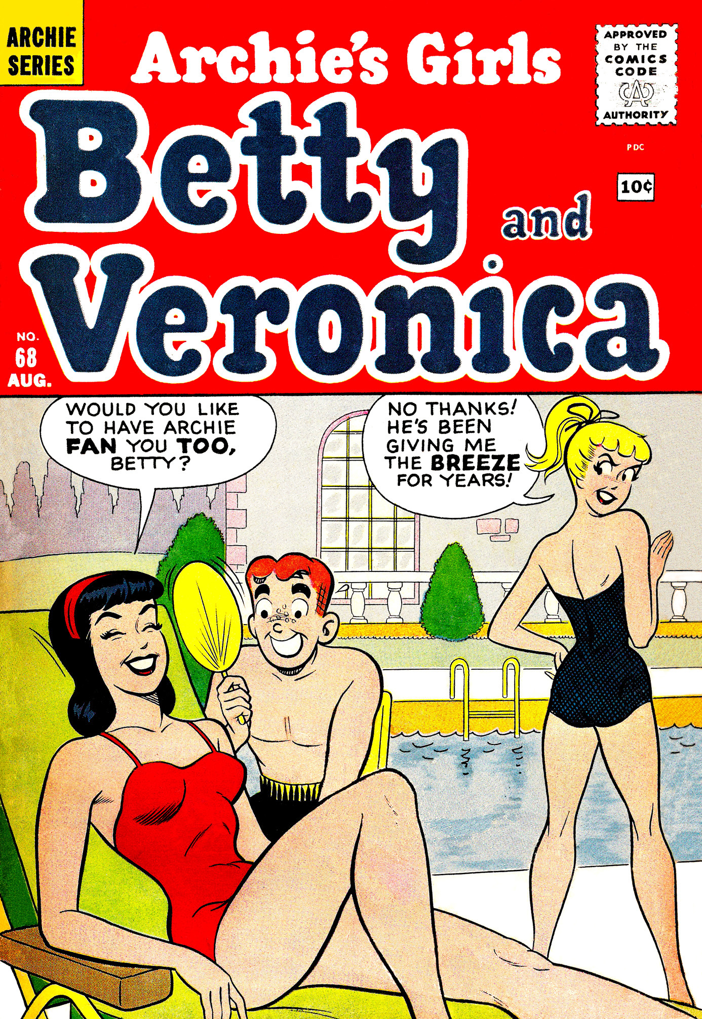 Read online Archie's Girls Betty and Veronica comic -  Issue #68 - 1