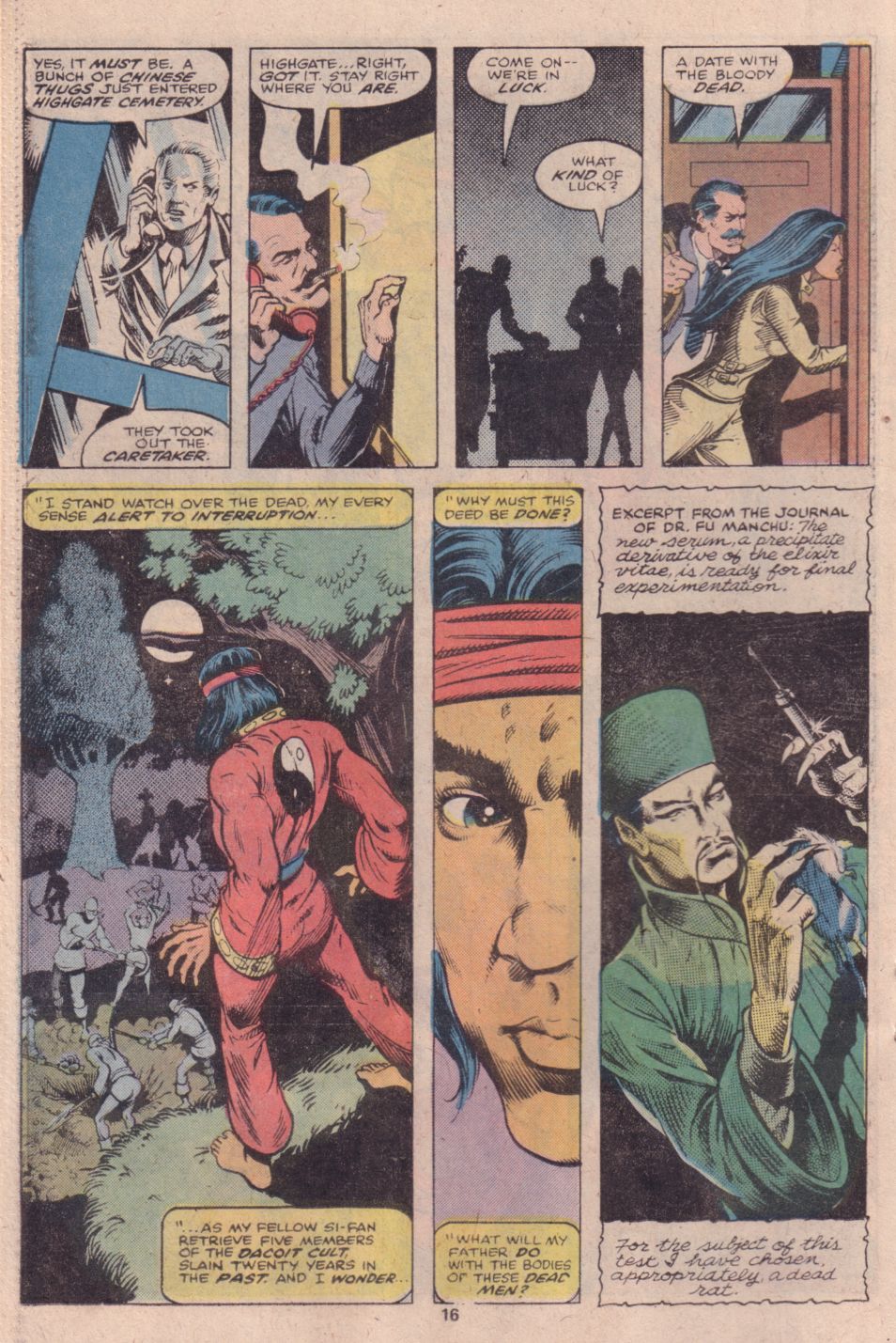 Read online What If? (1977) comic -  Issue #16 - Shang Chi Master of Kung Fu fought on The side of Fu Manchu - 13