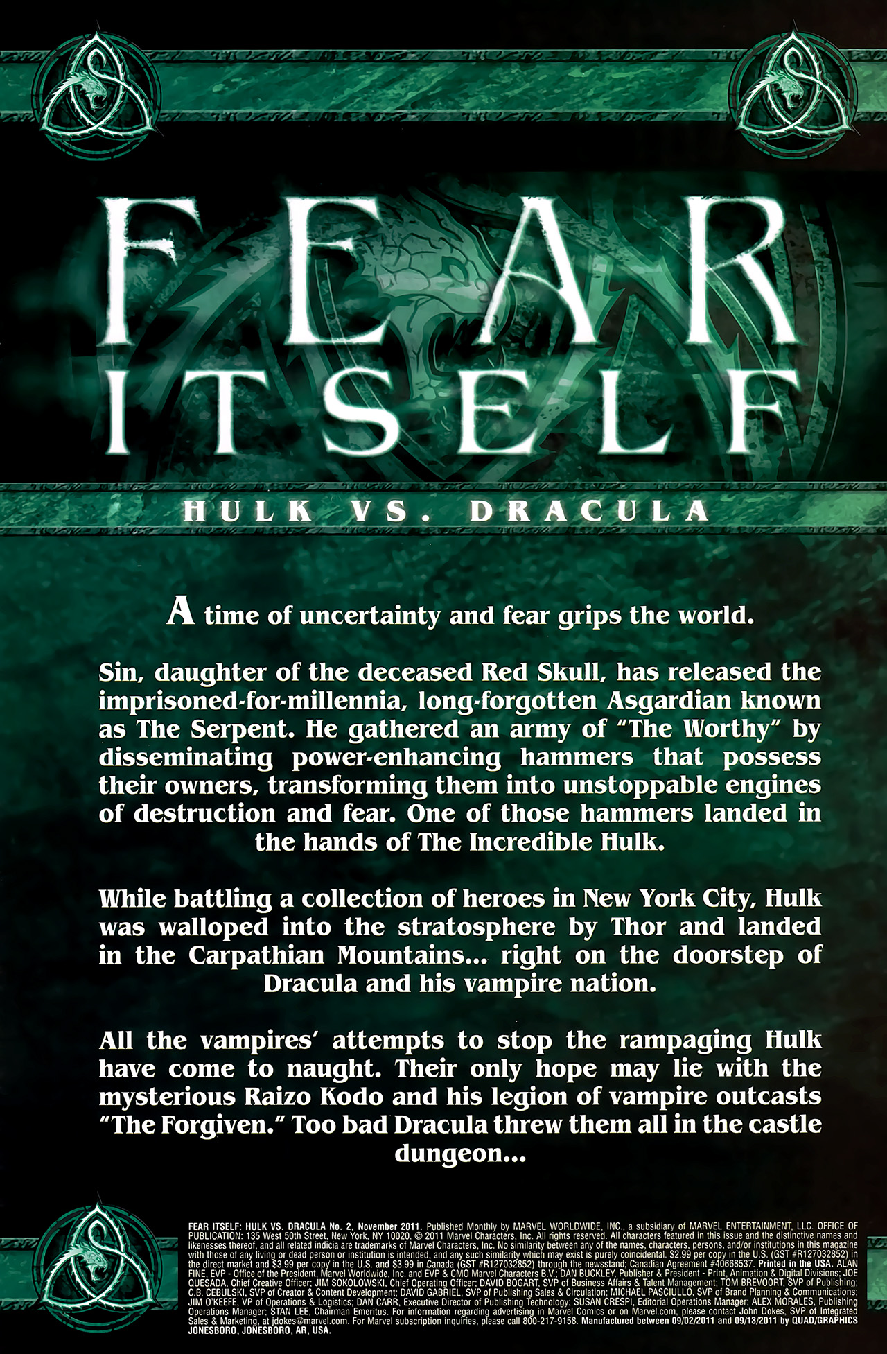 Read online Fear Itself: Hulk vs. Dracula comic -  Issue #2 - 2