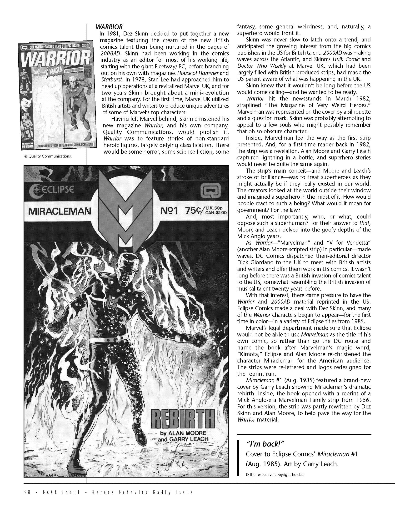 Read online Back Issue comic -  Issue #28 - 38