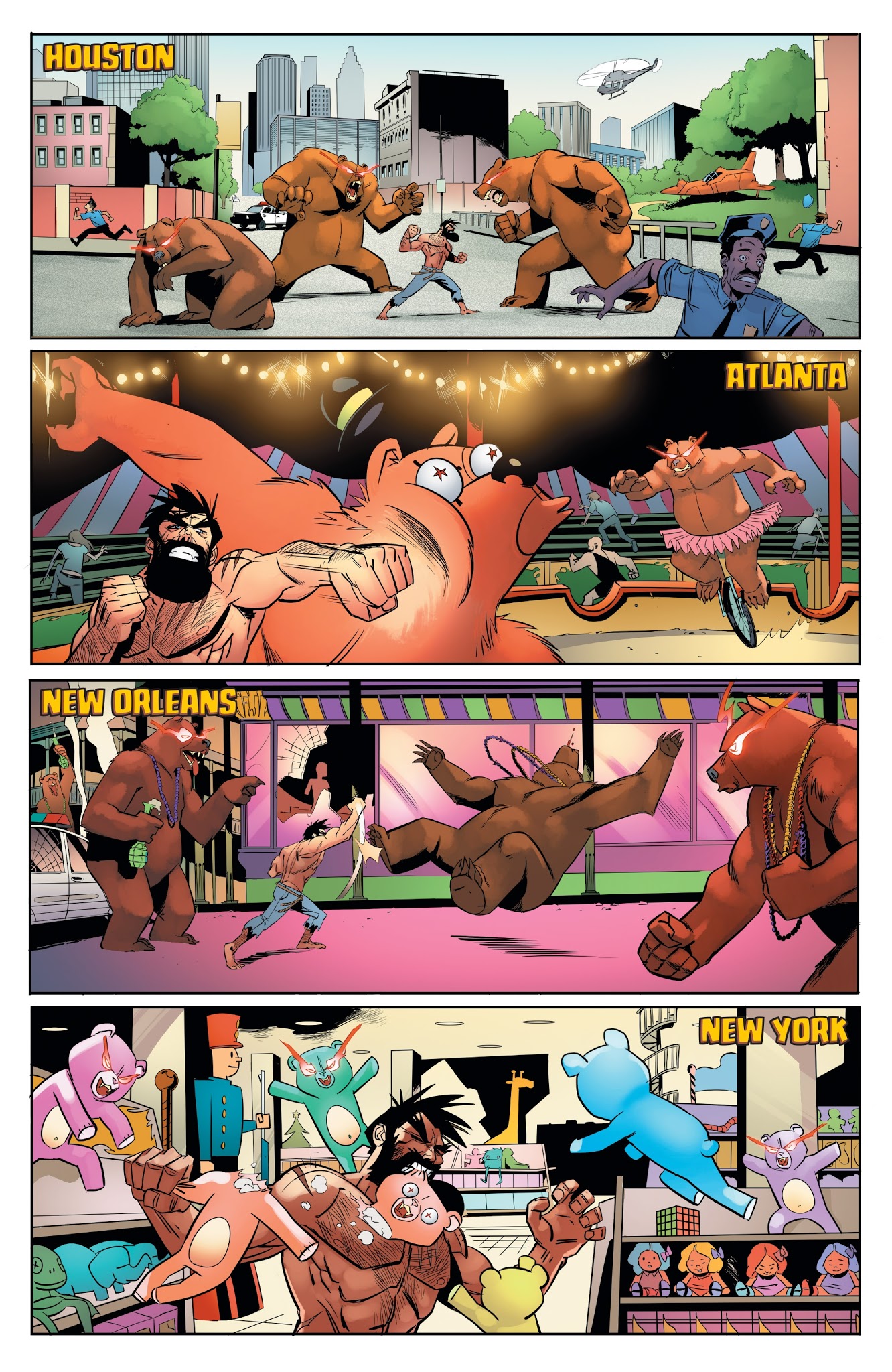 Read online Shirtless Bear-Fighter! comic -  Issue #2 - 11