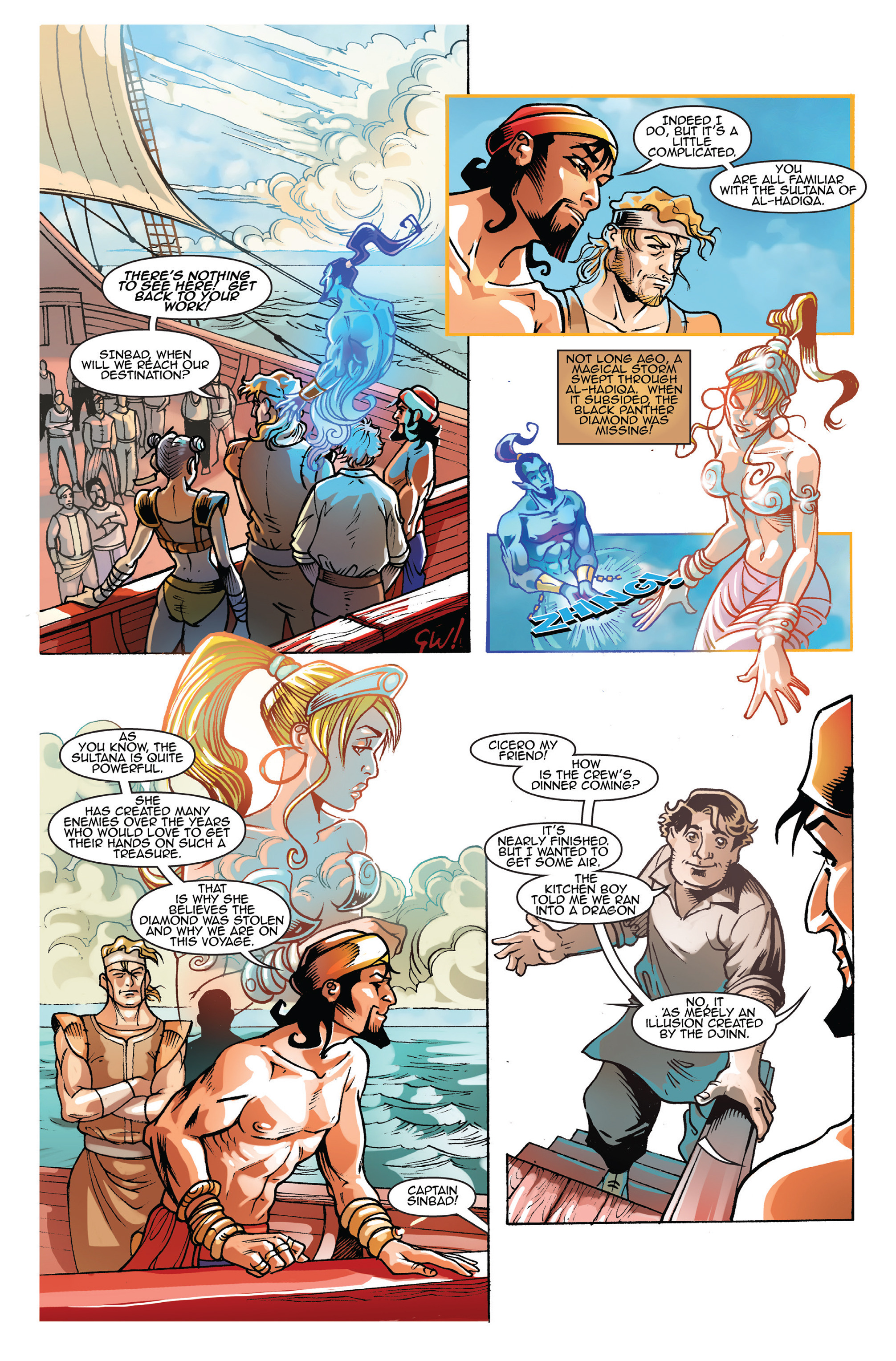 Read online Sinbad And The Merchant Of Ages comic -  Issue #1 - 8