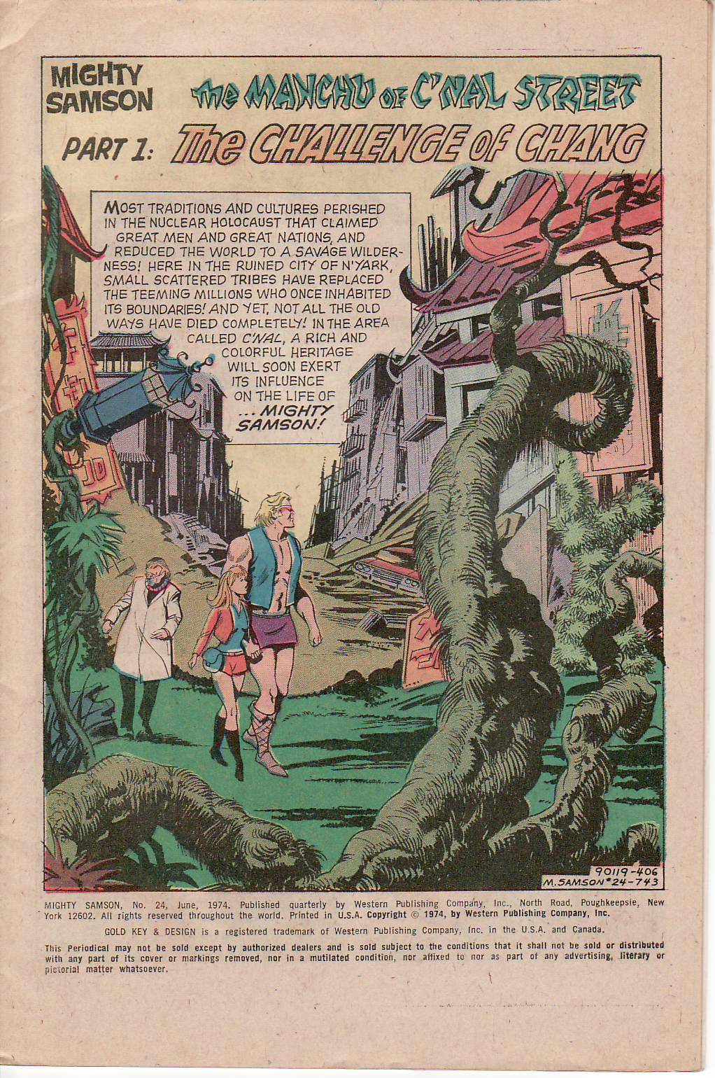 Read online Mighty Samson (1964) comic -  Issue #24 - 3