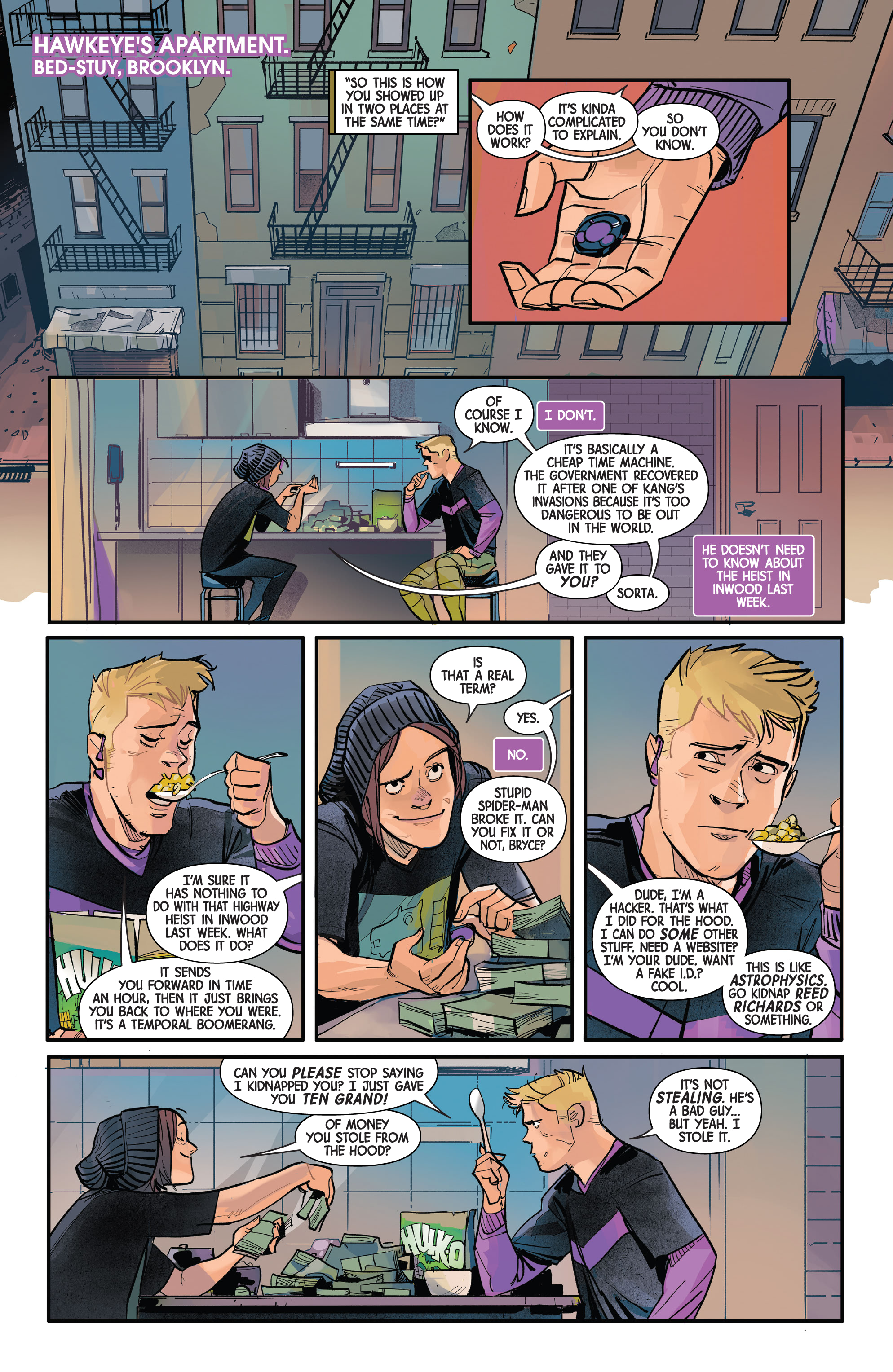 Read online Hawkeye: Freefall comic -  Issue #3 - 3
