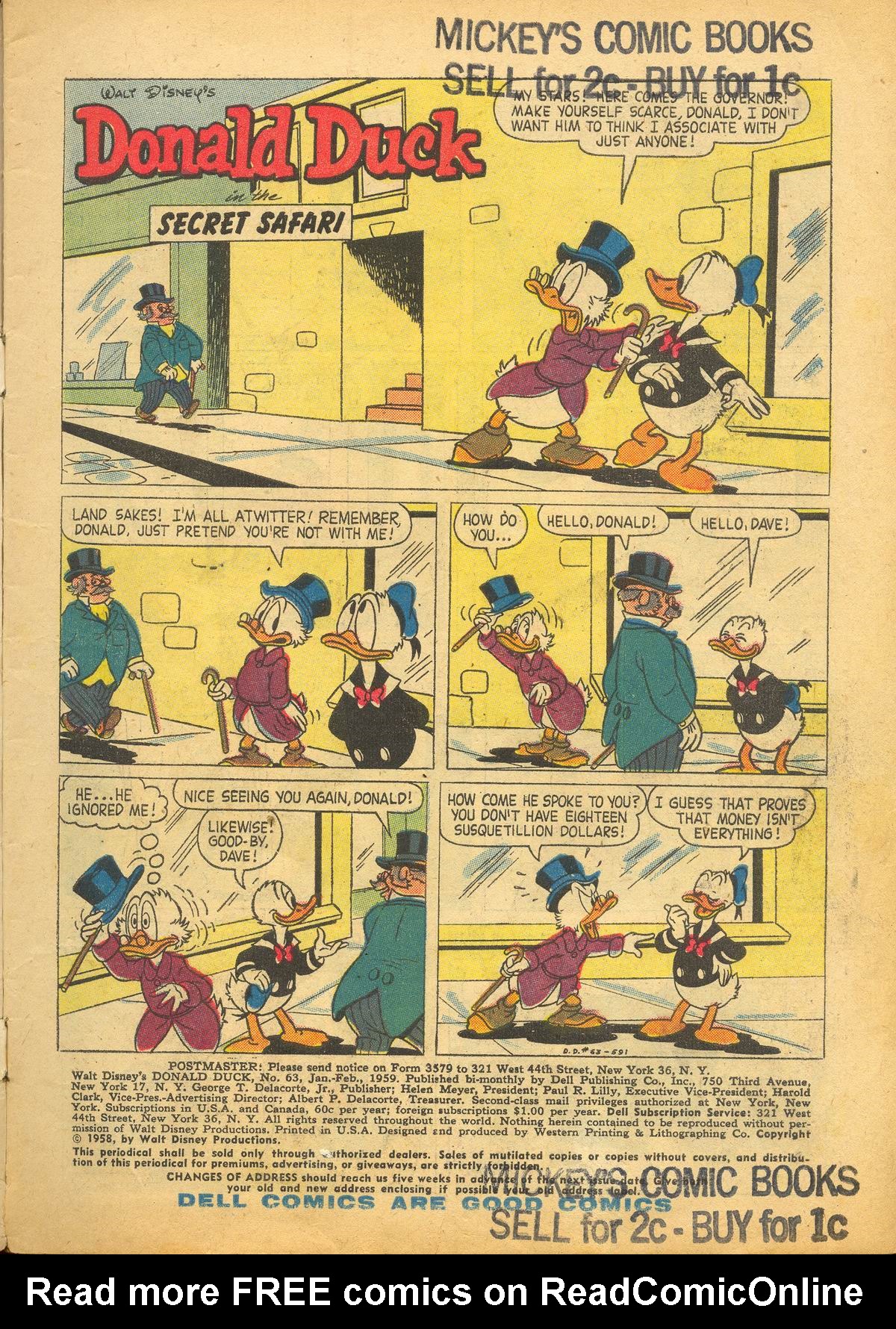 Read online Walt Disney's Donald Duck (1952) comic -  Issue #63 - 3