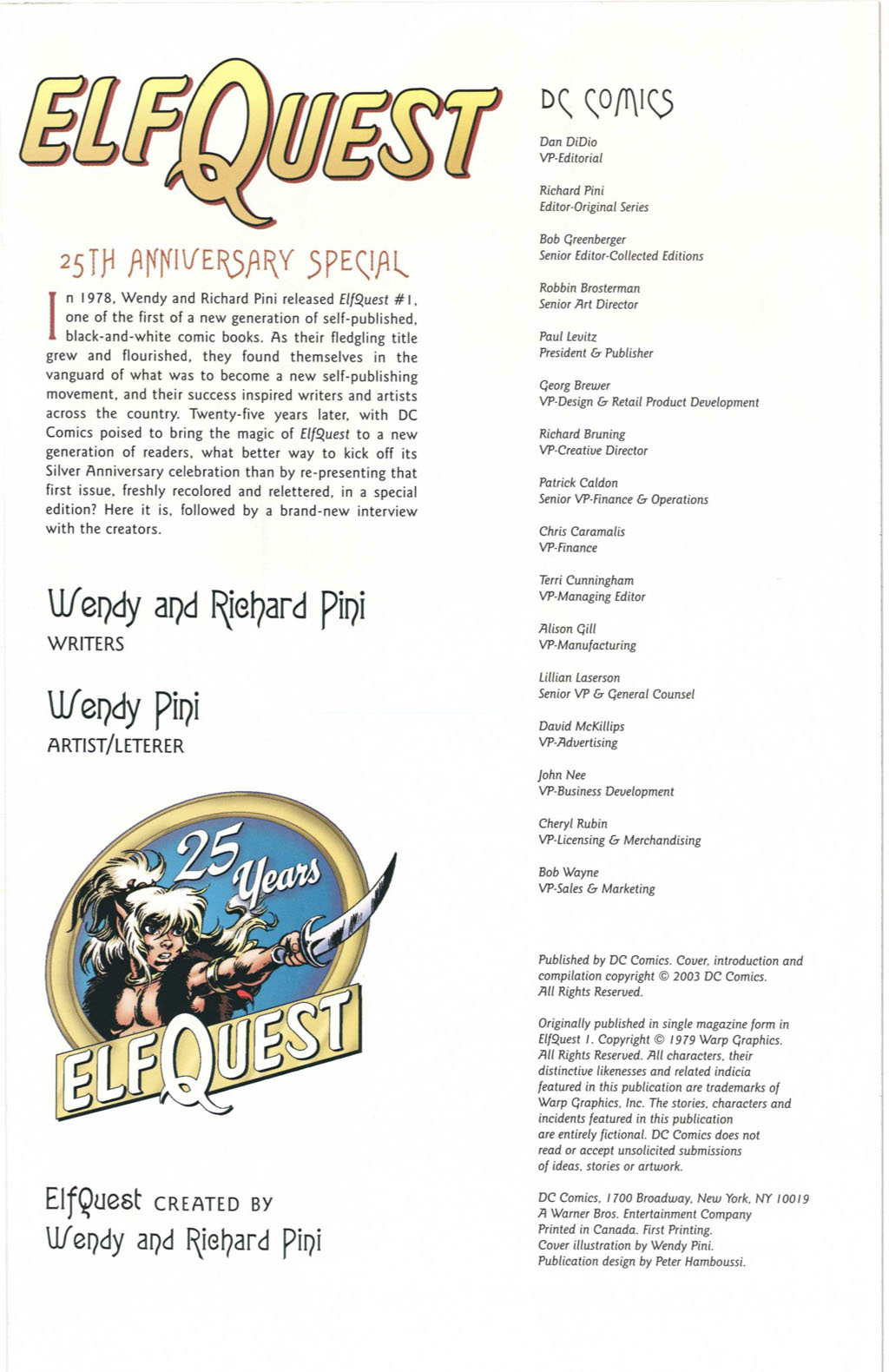 Read online Elfquest 25th Anniversary Special comic -  Issue # Full - 42