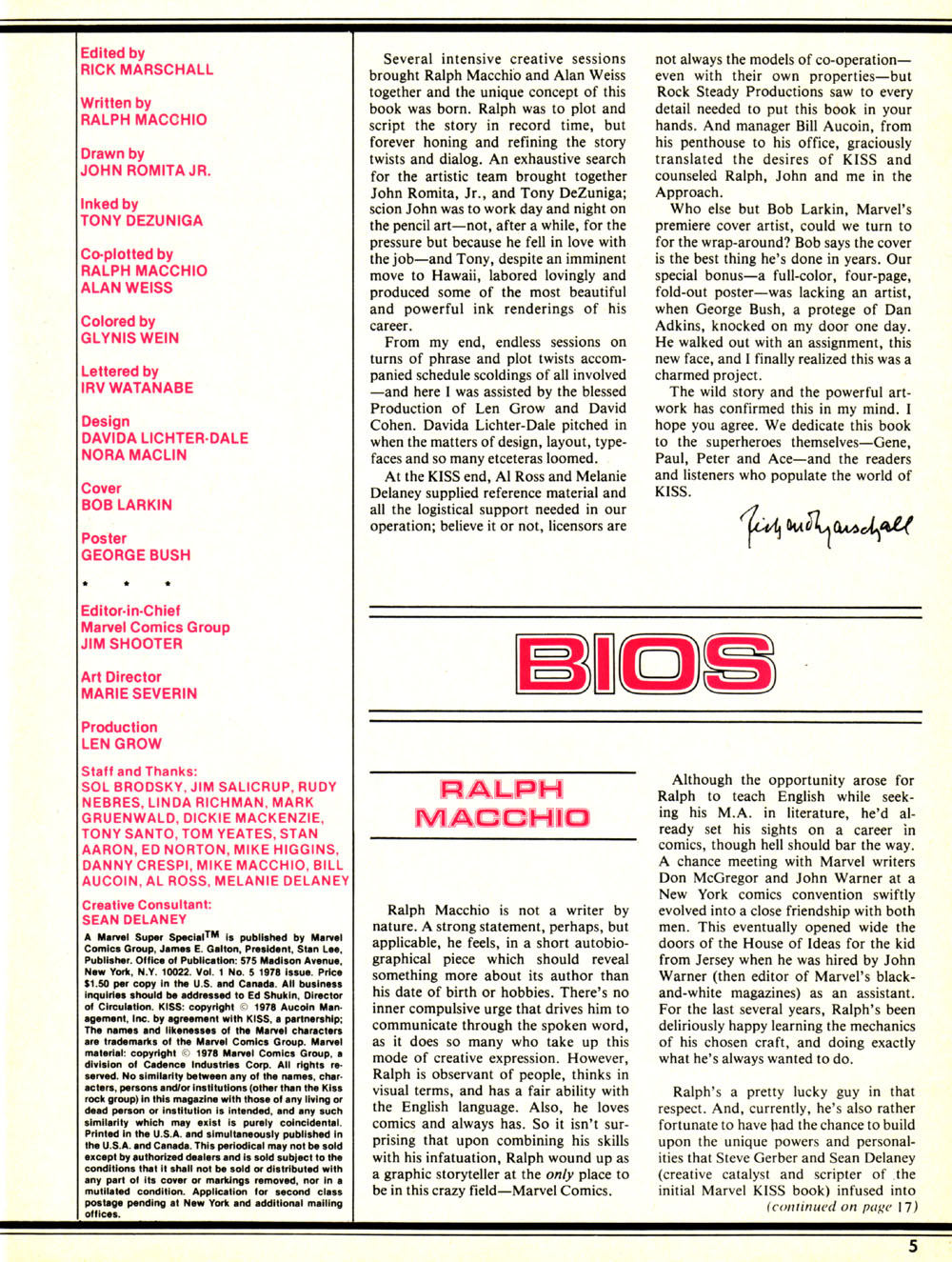 Read online Marvel Comics Super Special comic -  Issue #5 - 6