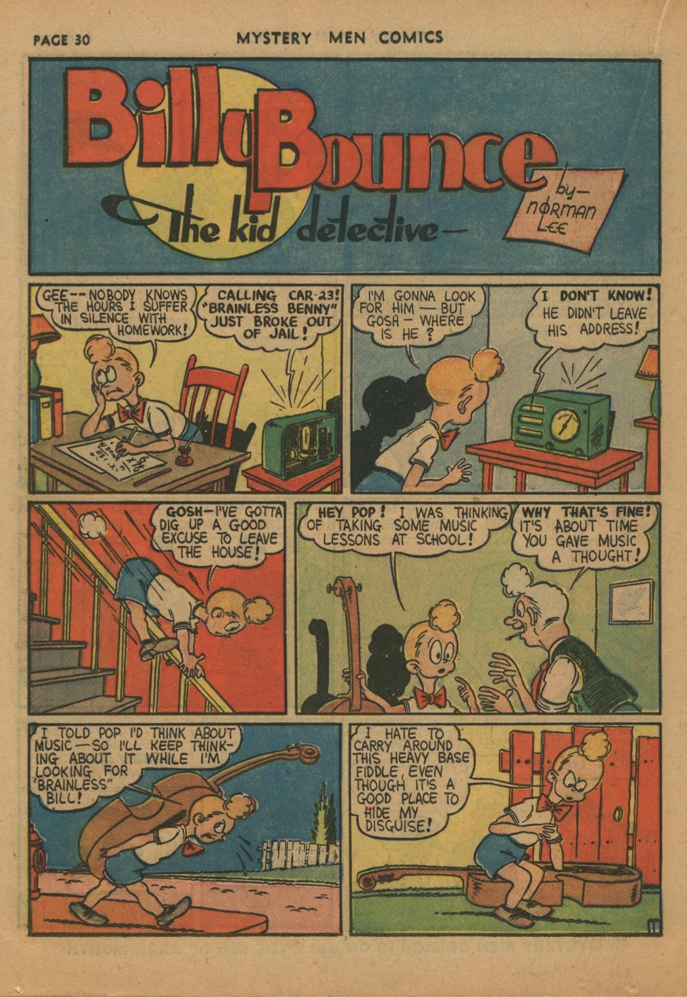 Read online Mystery Men Comics comic -  Issue #9 - 32