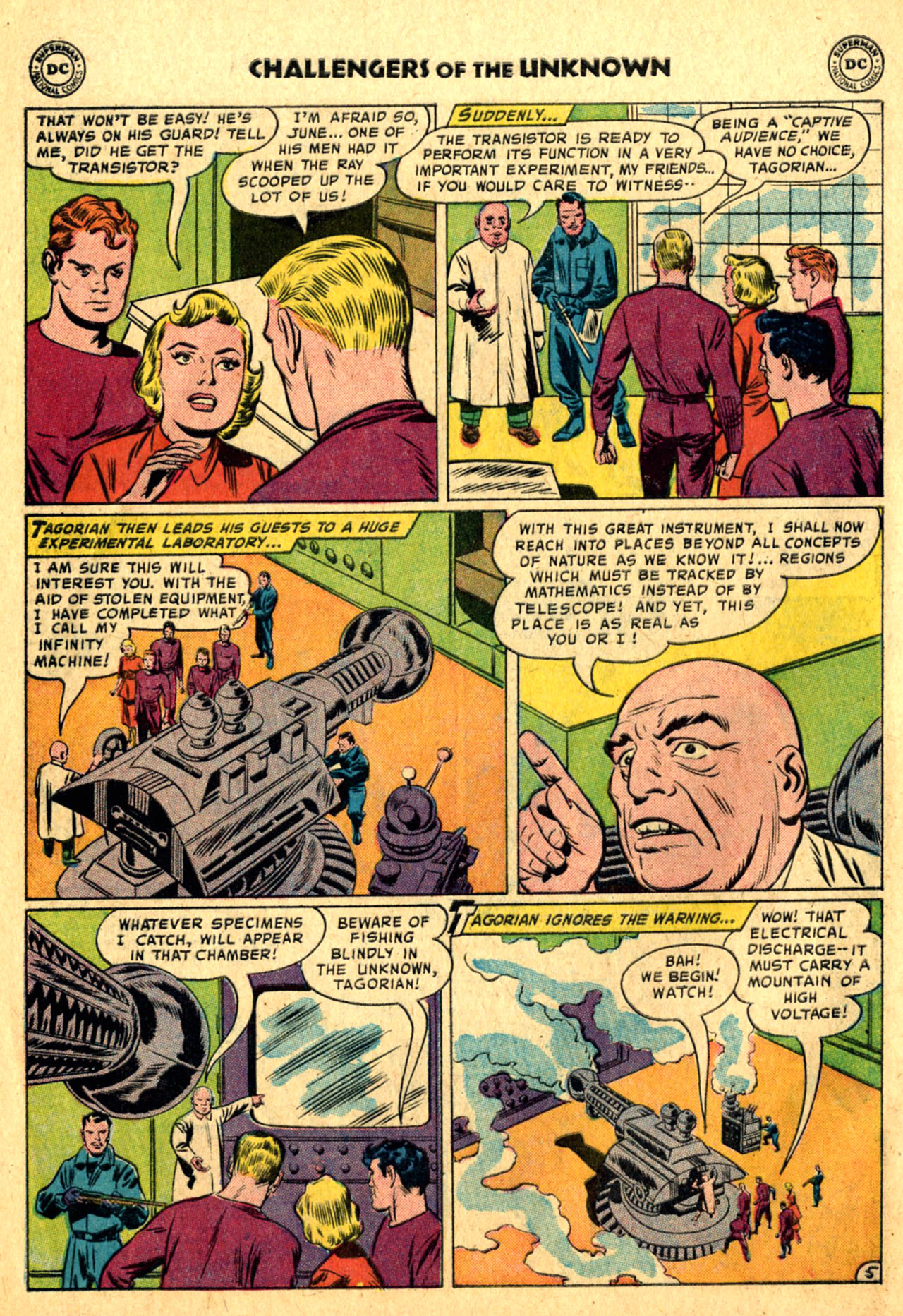 Read online Challengers of the Unknown (1958) comic -  Issue #1 - 8