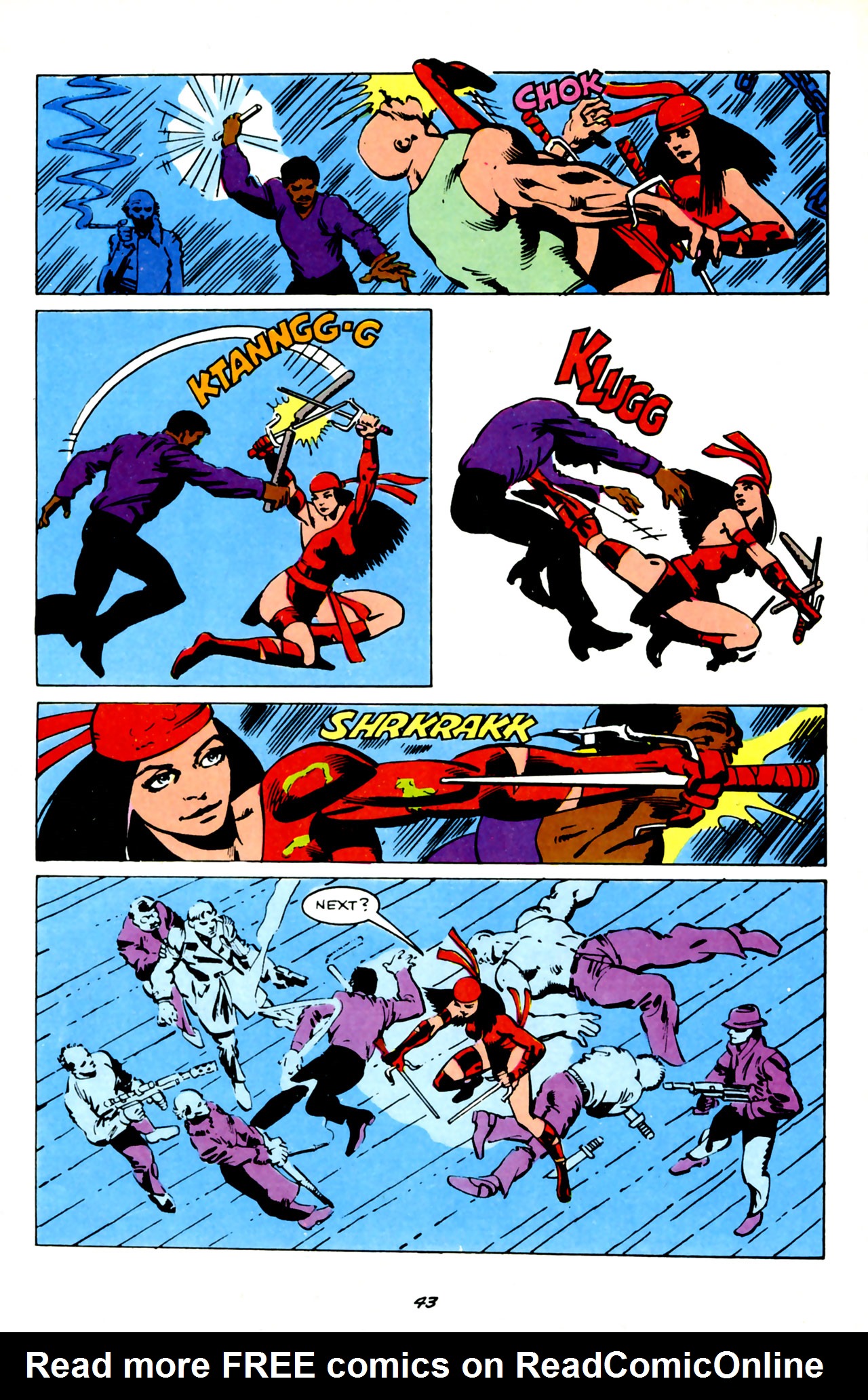Read online Elektra Megazine comic -  Issue #1 - 44
