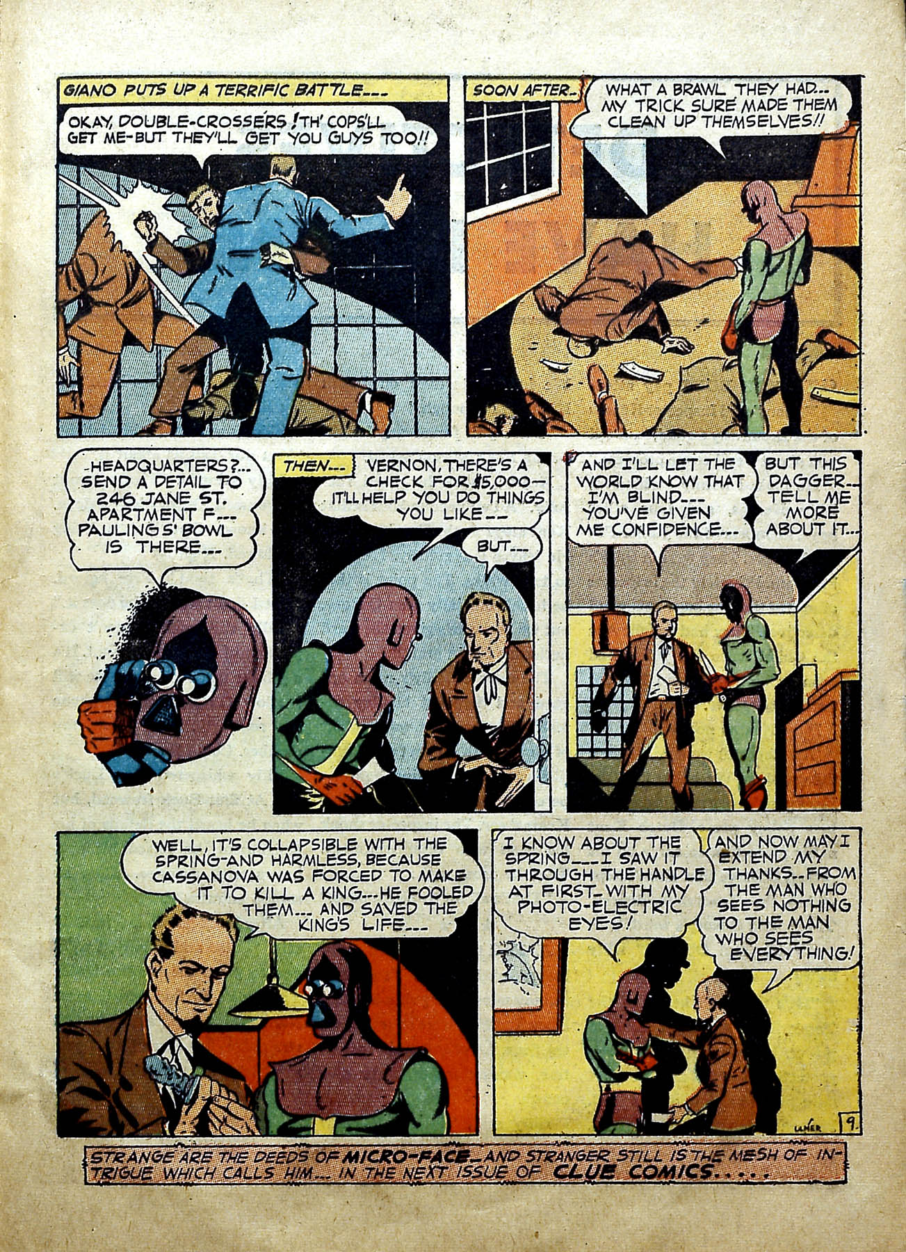 Read online Clue Comics comic -  Issue #2 - 41