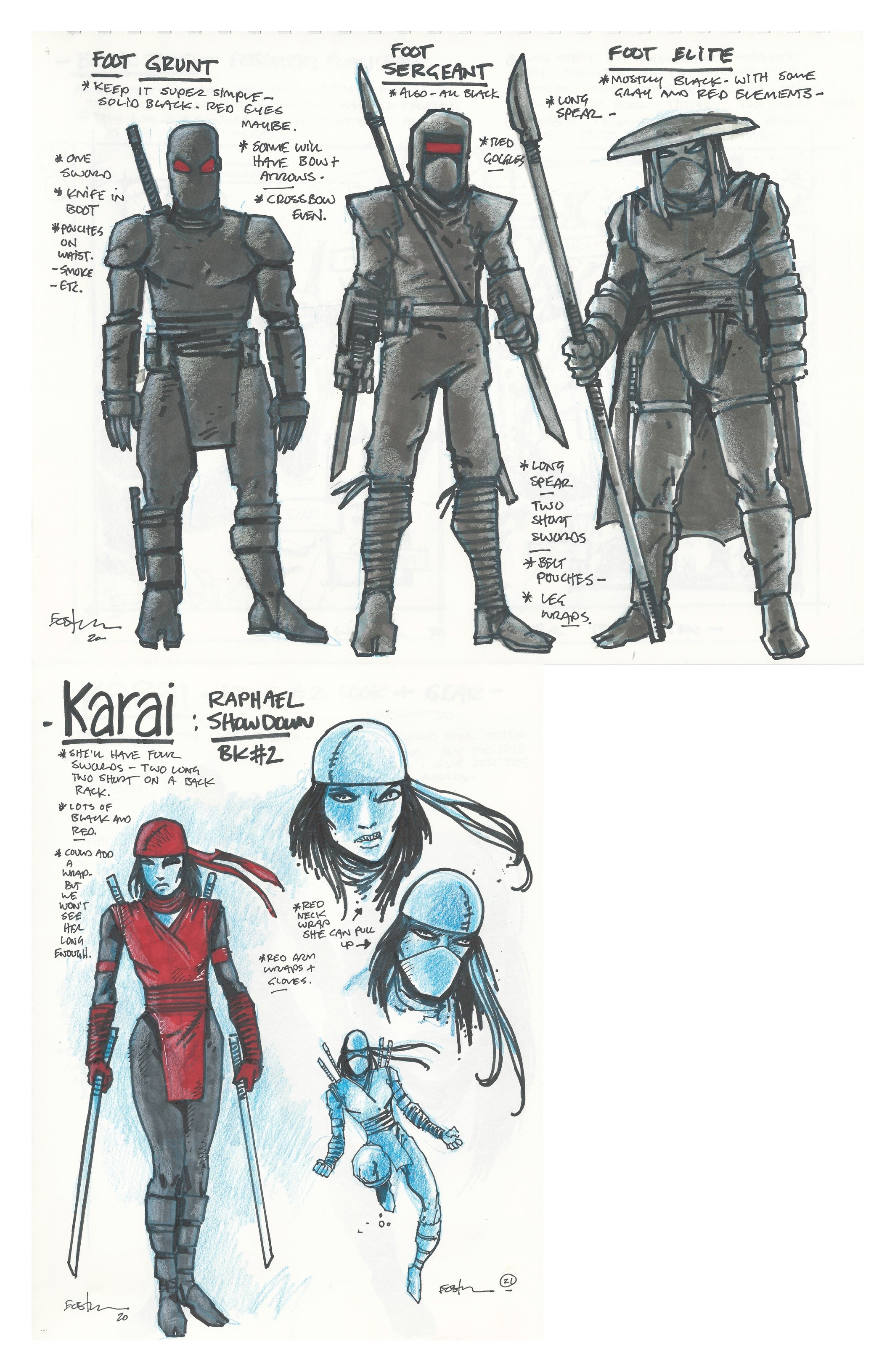 Read online Teenage Mutant Ninja Turtles: The Last Ronin Design Archive comic -  Issue # Full - 31