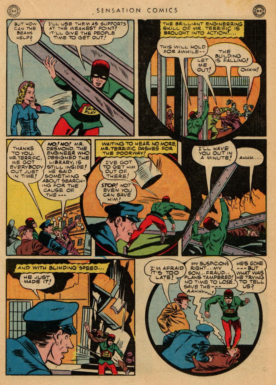 Read online Sensation (Mystery) Comics comic -  Issue #36 - 35