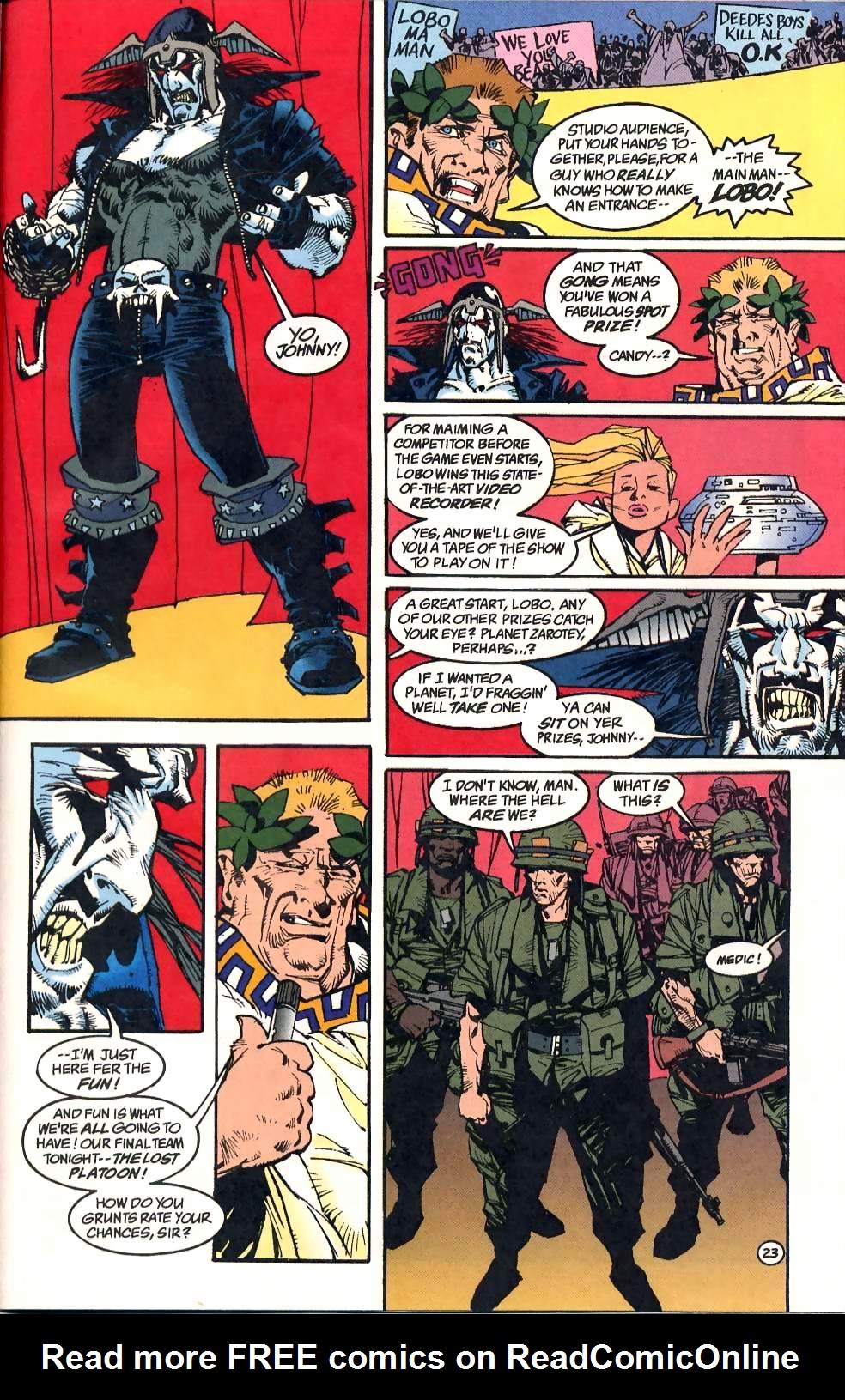 Read online Lobo: Unamerican Gladiators comic -  Issue #1 - 24