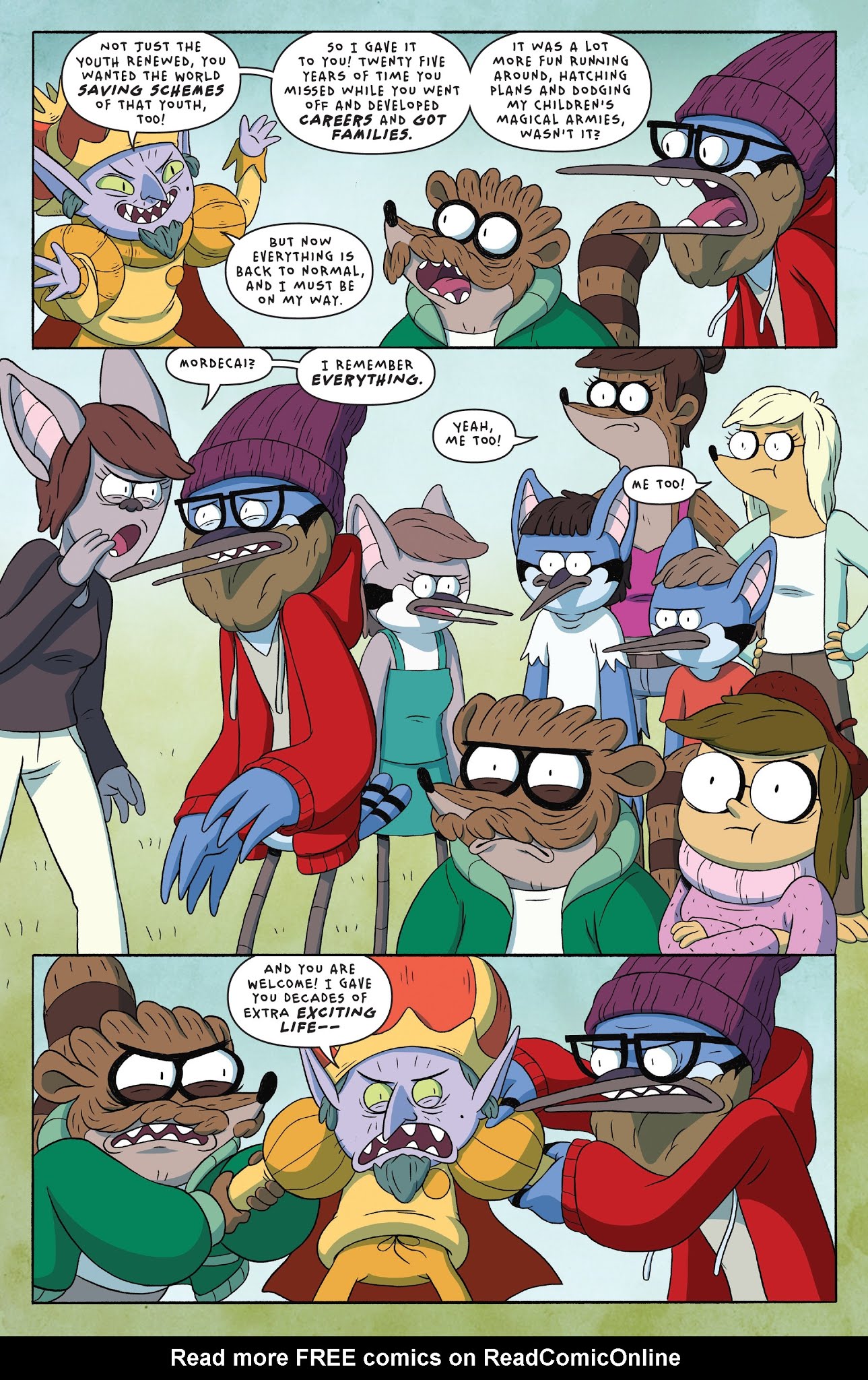 Read online Regular Show: 25 Years Later comic -  Issue #6 - 19