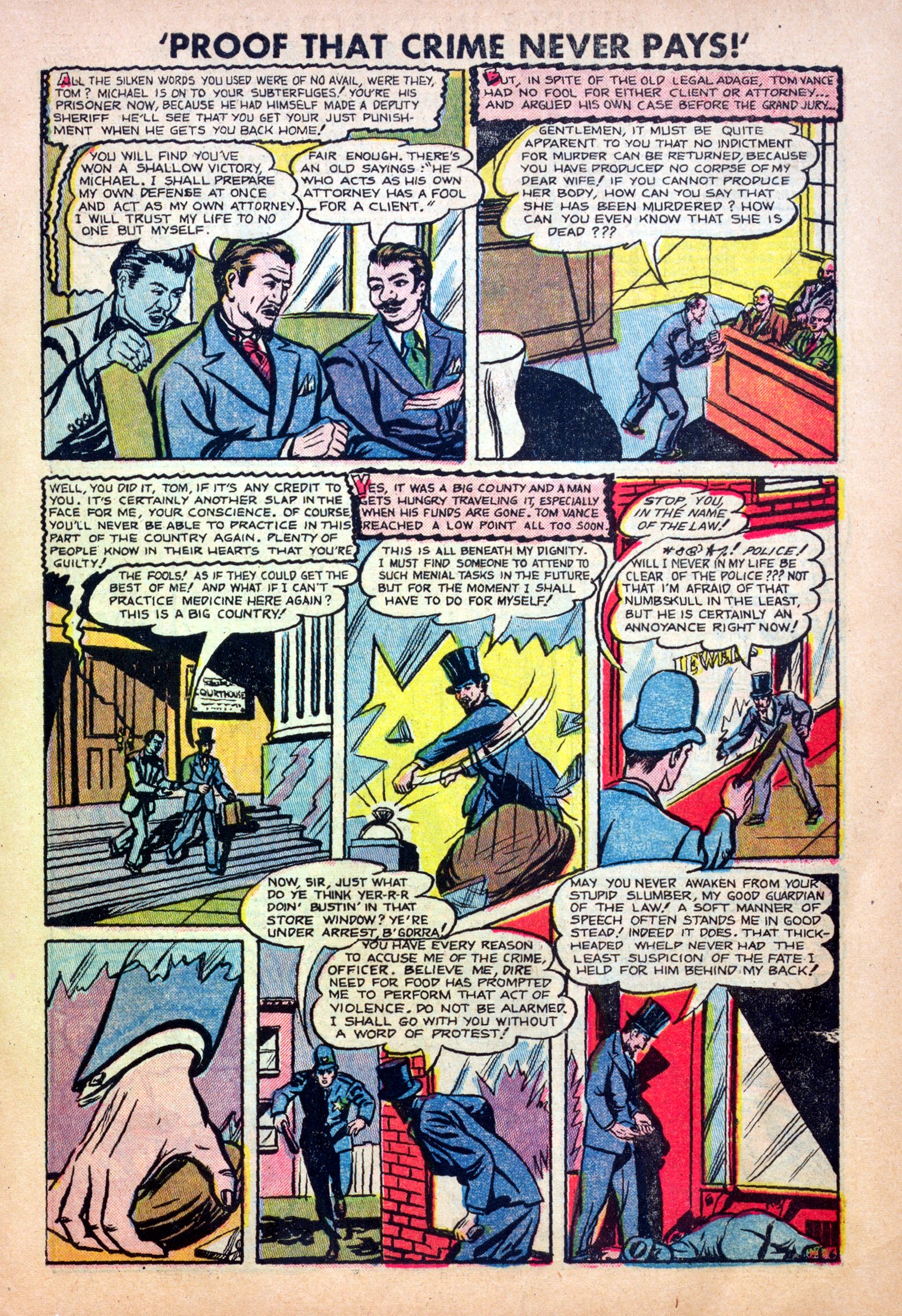 Read online Murder Incorporated (1948) comic -  Issue #7 - 7
