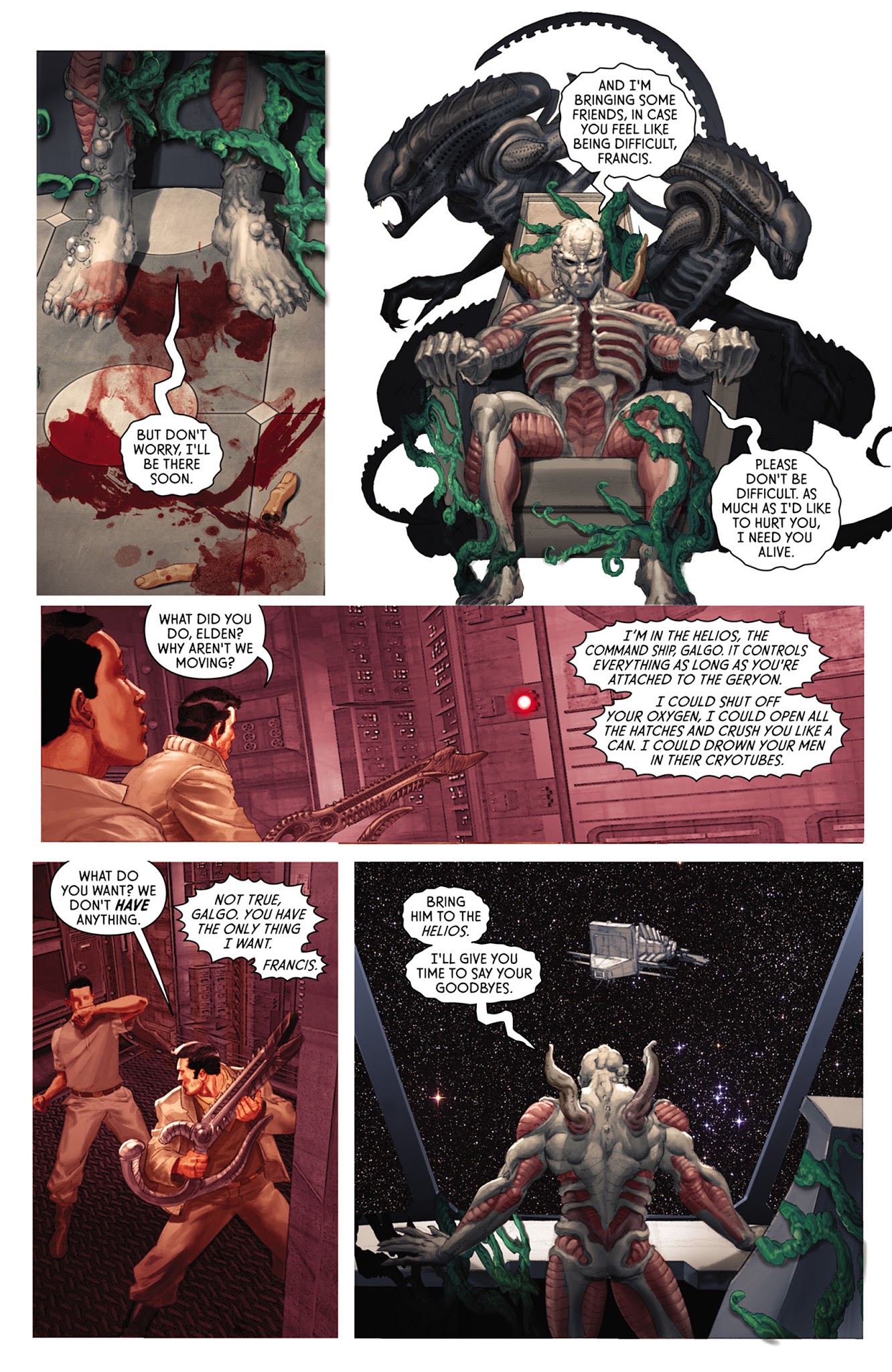 Read online Alien vs. Predator: Fire and Stone comic -  Issue #1 - 8