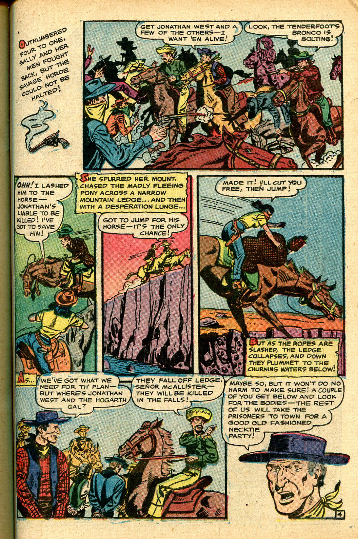Read online Cowgirl Romances (1950) comic -  Issue #7 - 23