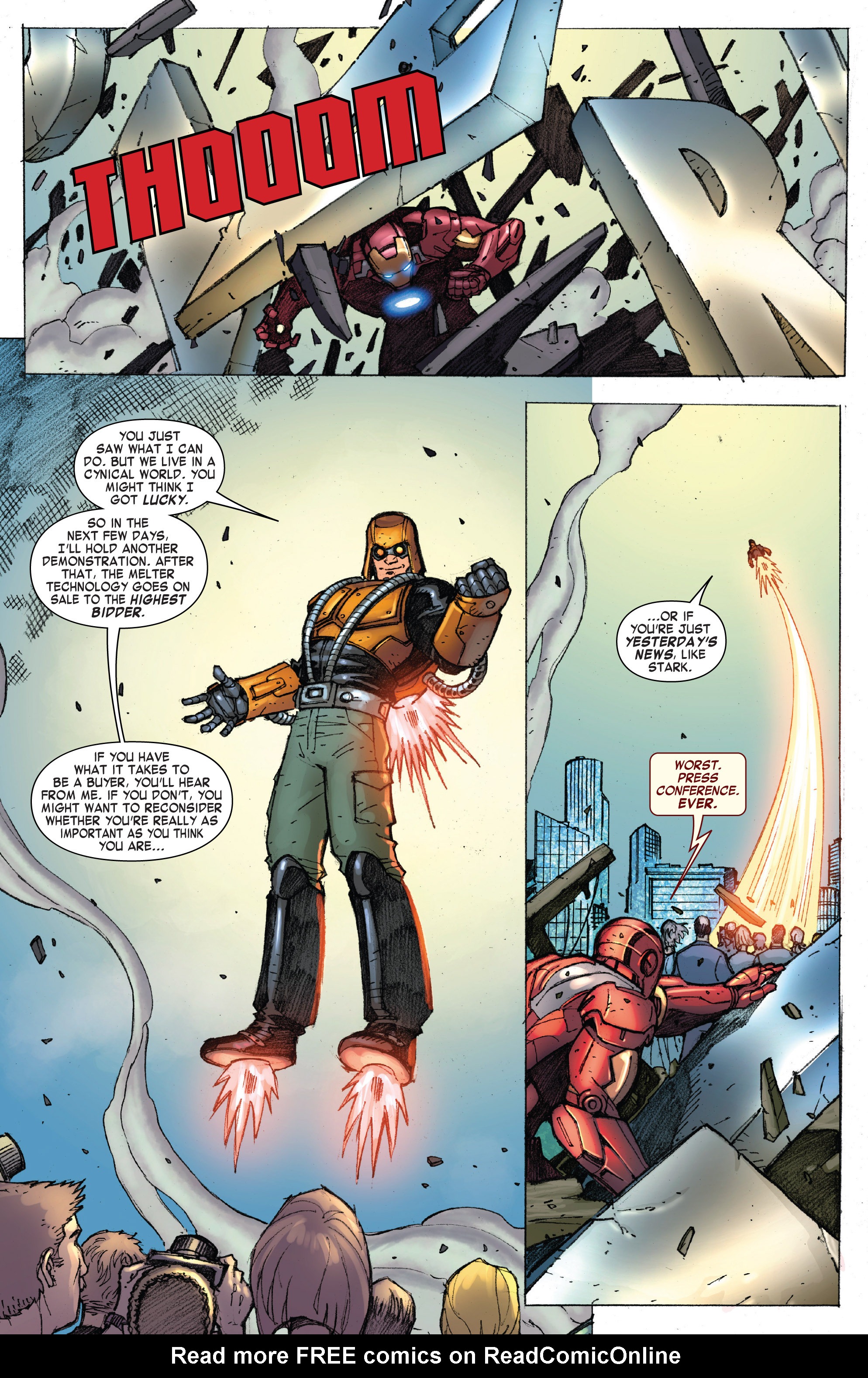 Read online Iron Man: The Coming of the Melter comic -  Issue # Full - 5