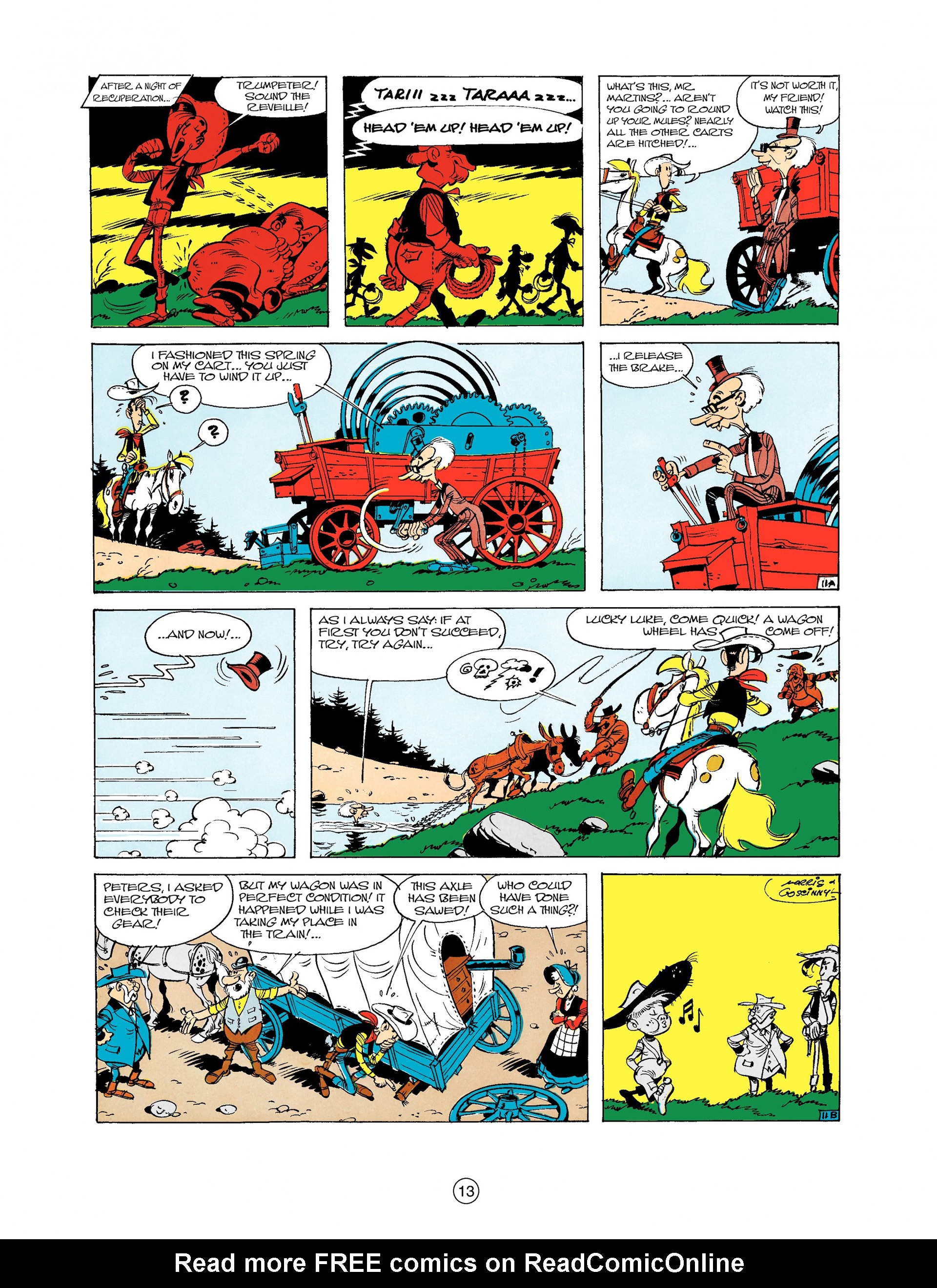 Read online A Lucky Luke Adventure comic -  Issue #9 - 13