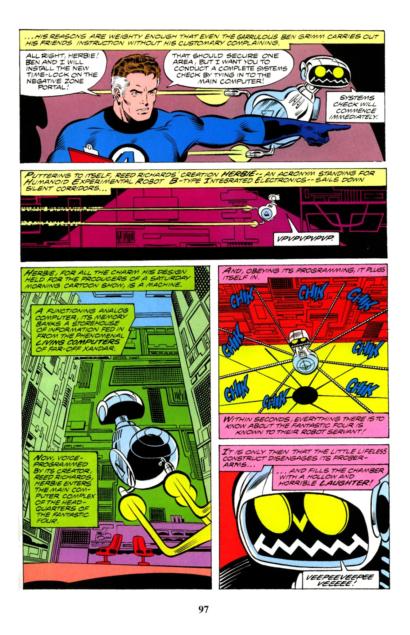 Read online Fantastic Four Visionaries: John Byrne comic -  Issue # TPB 0 - 98