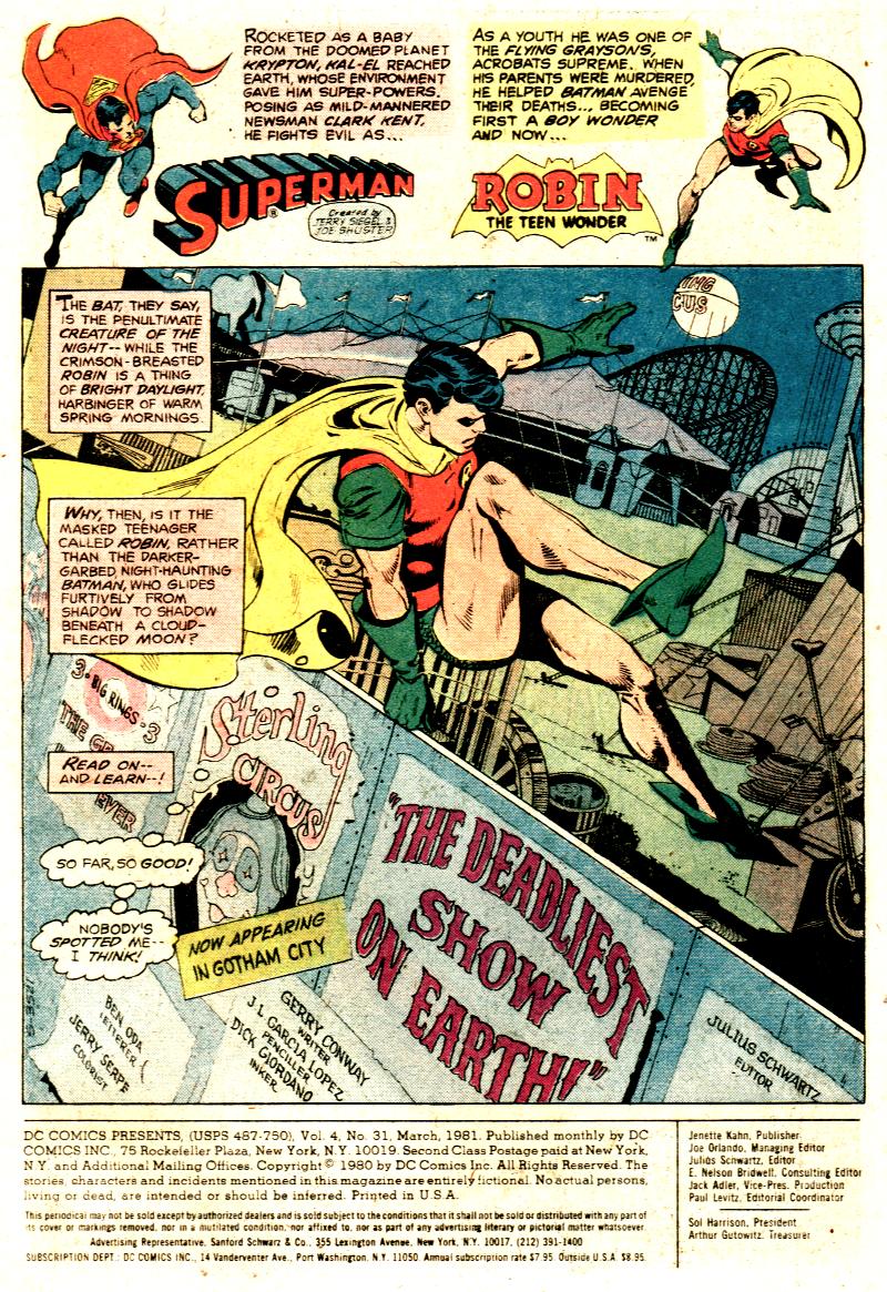 Read online DC Comics Presents comic -  Issue #31 - 2