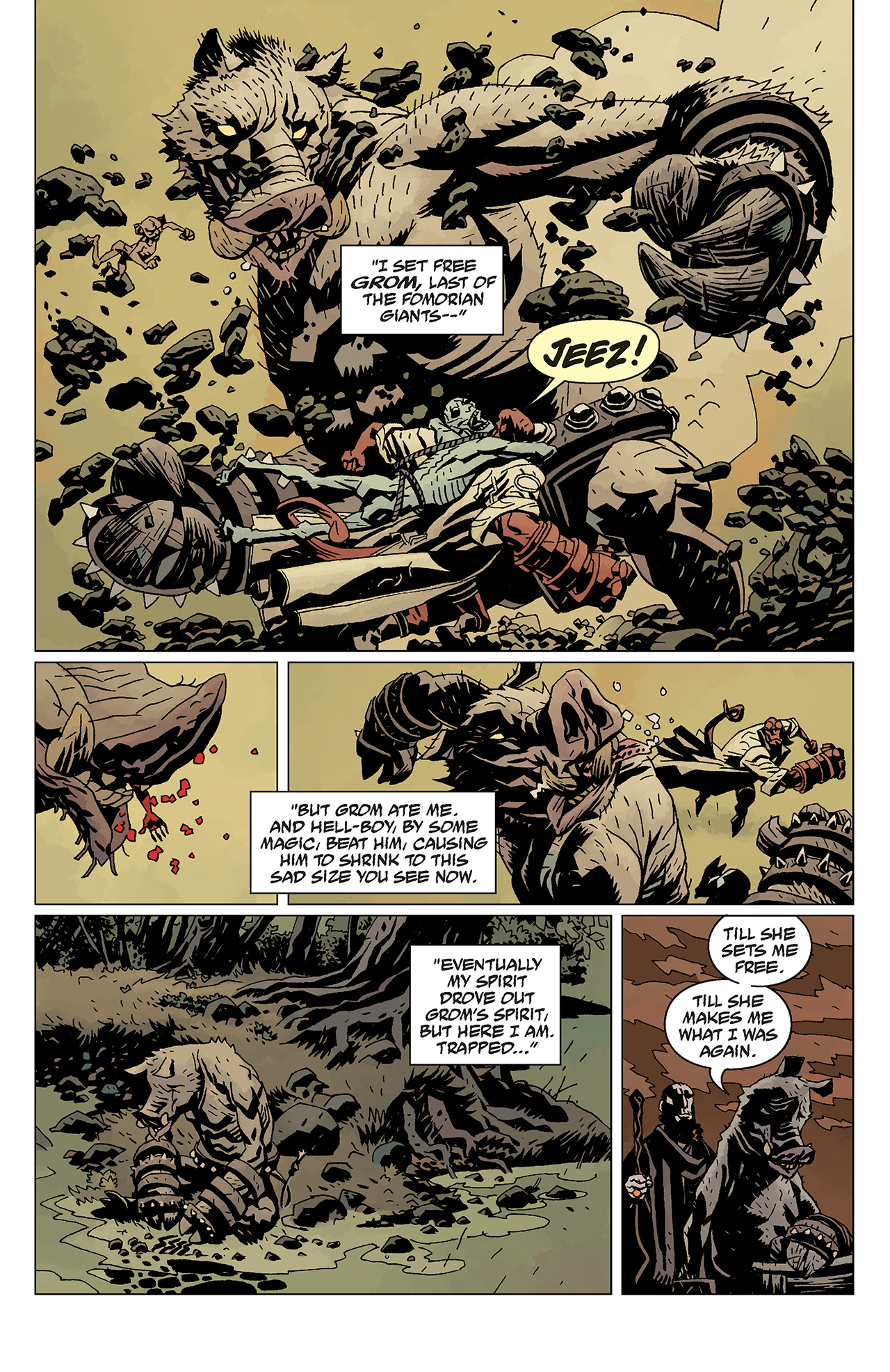 Read online Hellboy: The Wild Hunt comic -  Issue #2 - 17