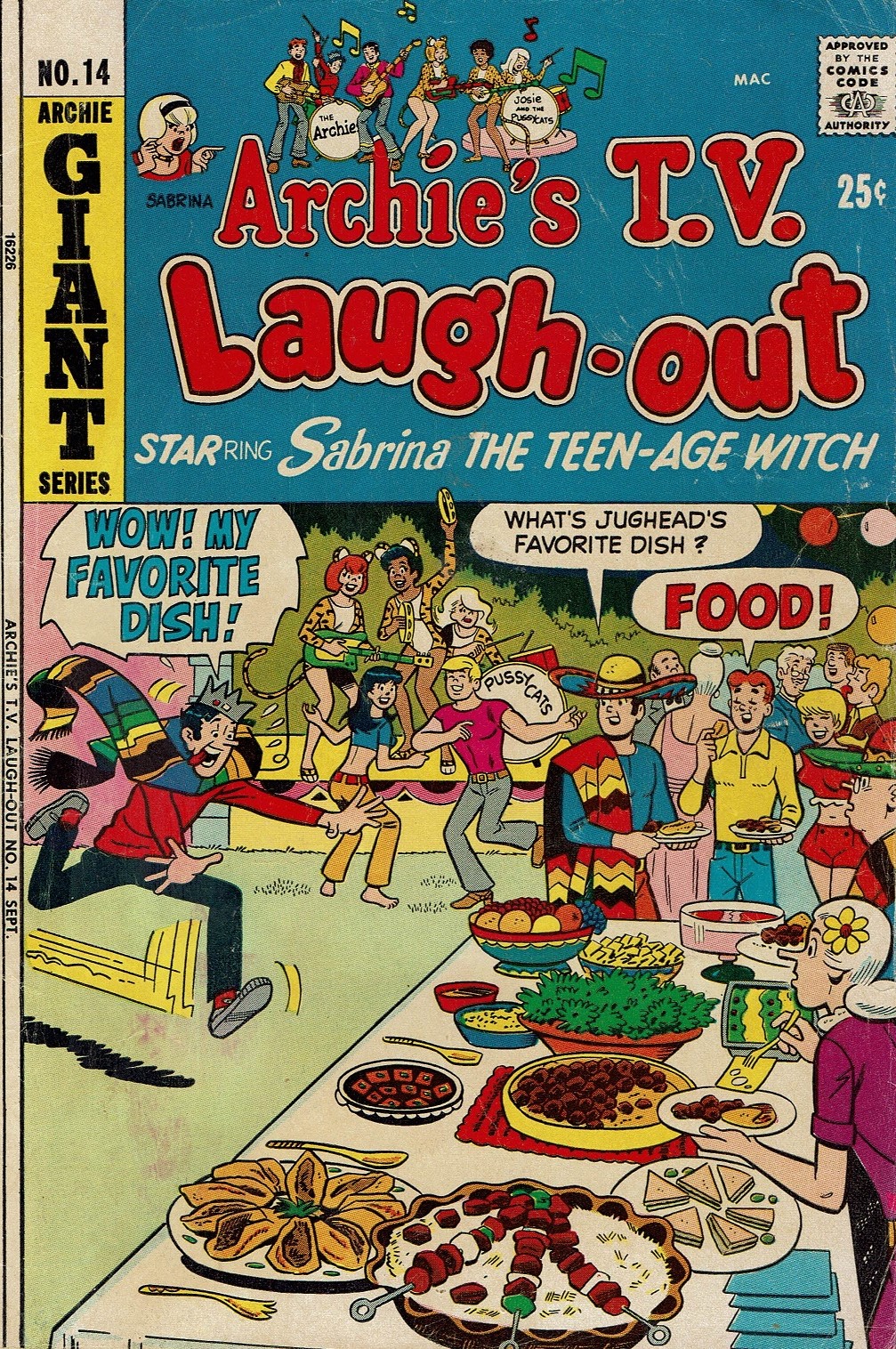Read online Archie's TV Laugh-Out comic -  Issue #14 - 1
