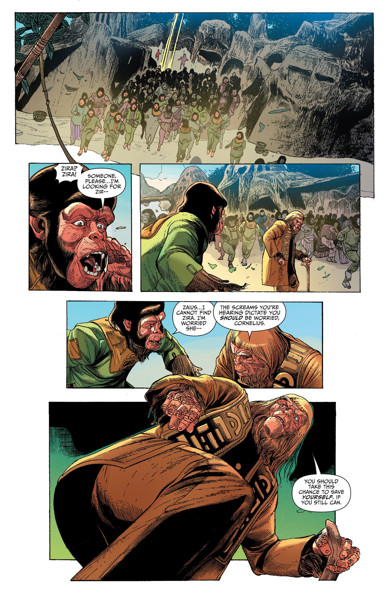 Read online Kong on the Planet of the Apes comic -  Issue #5 - 8