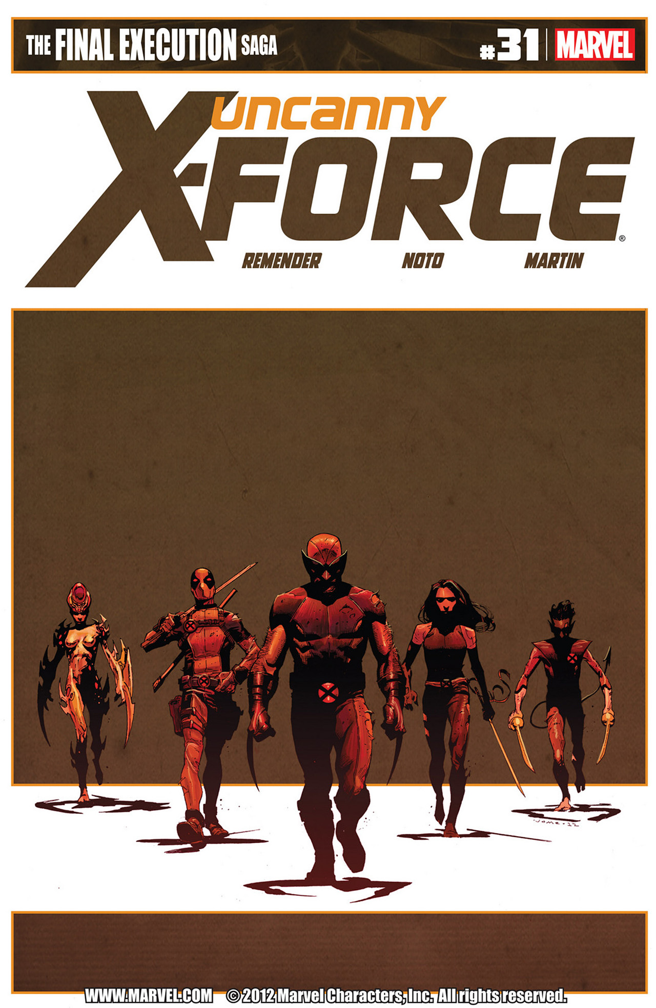 Read online Uncanny X-Force (2010) comic -  Issue #31 - 1