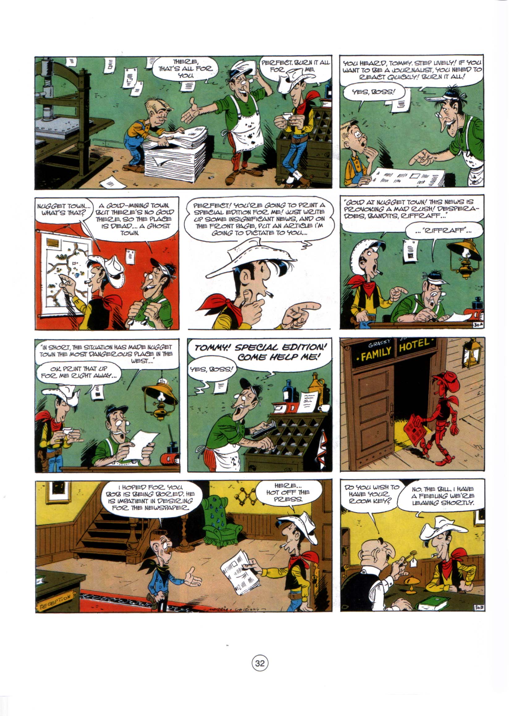 Read online A Lucky Luke Adventure comic -  Issue #29 - 31
