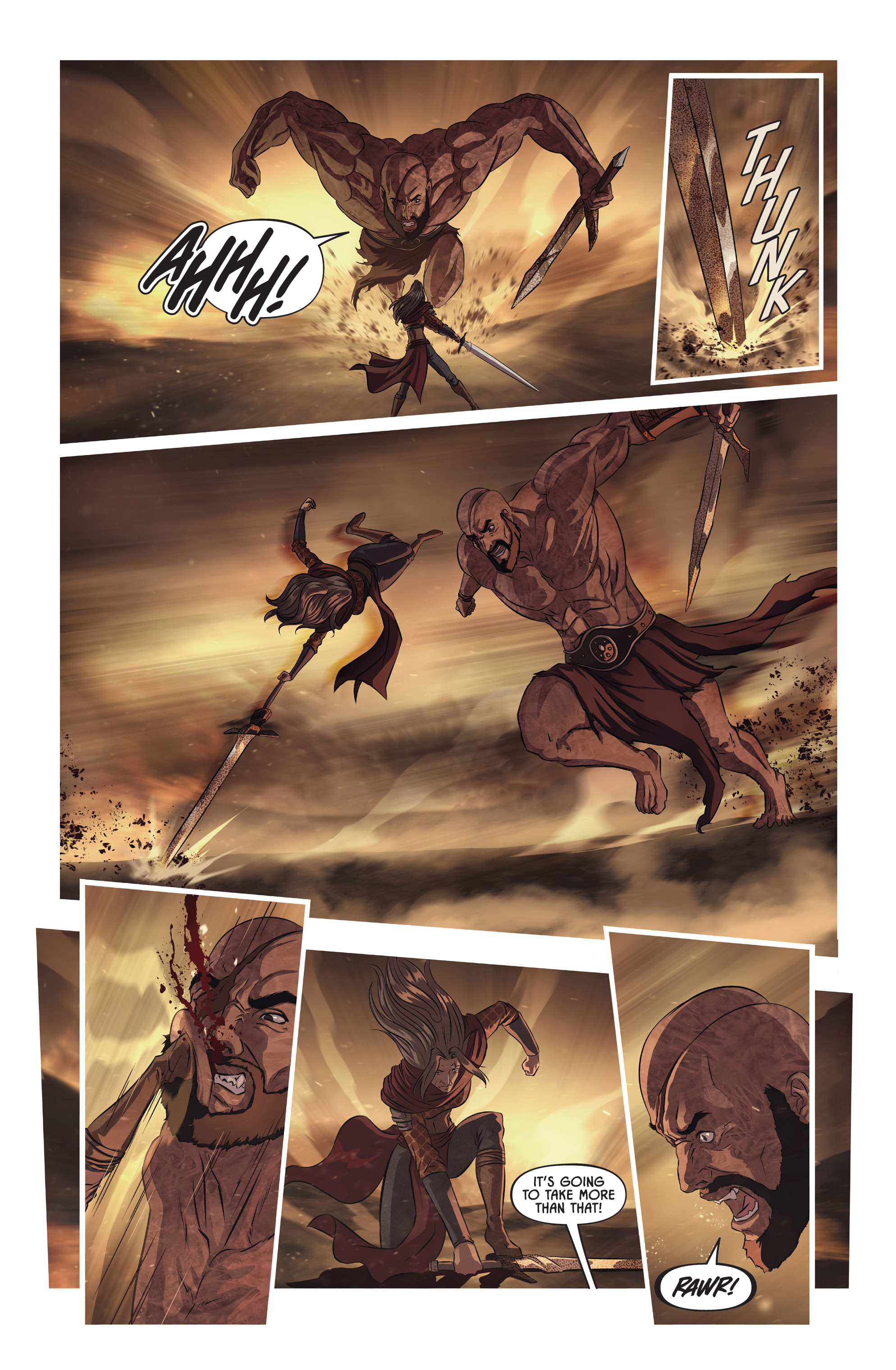 Read online Knights of the Golden Sun comic -  Issue #13 - 14