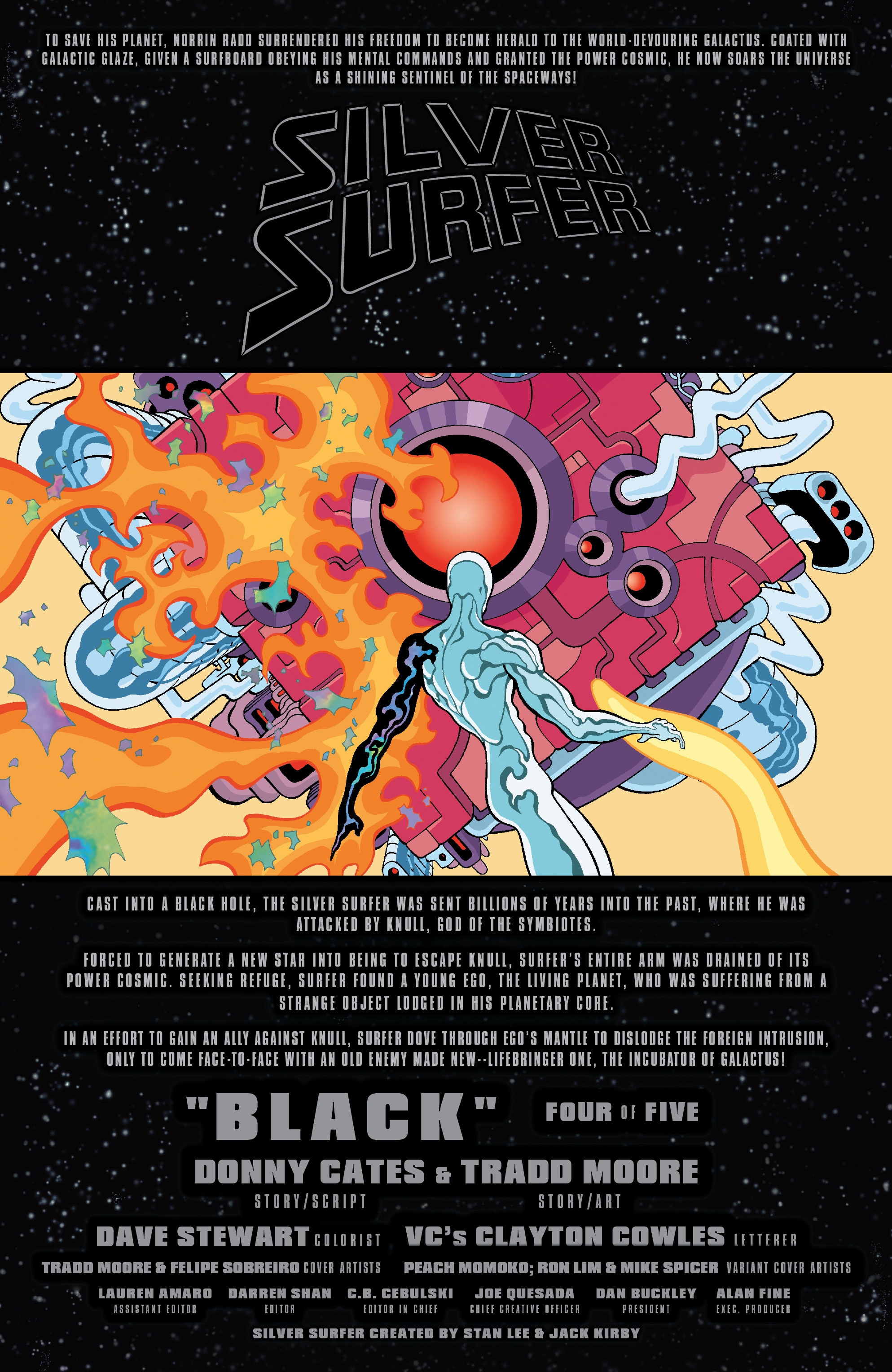 Read online Silver Surfer: Black comic -  Issue #4 - 2