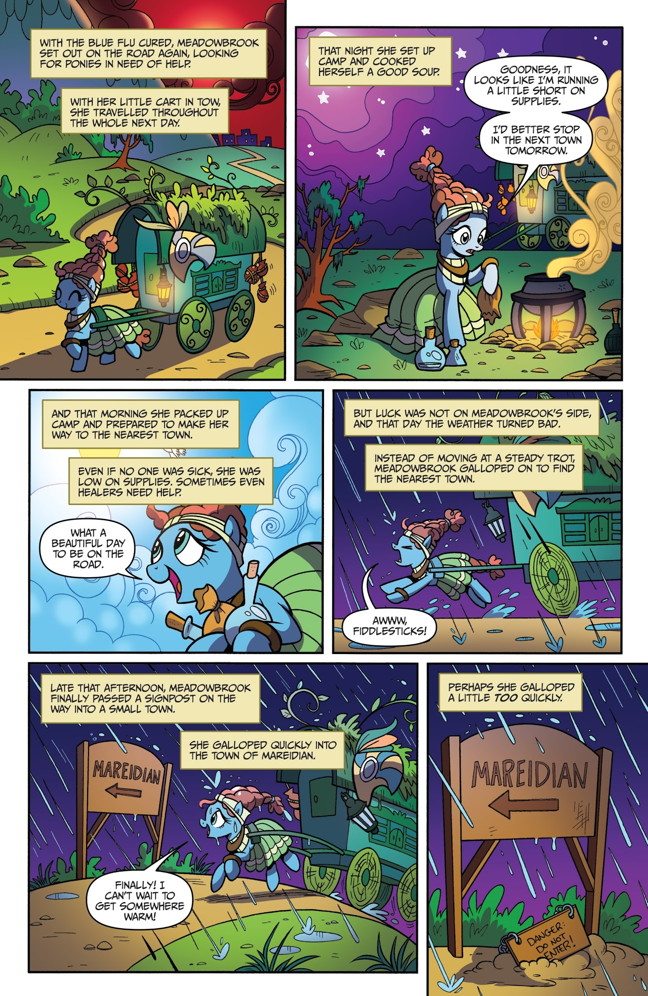 Read online My Little Pony: Legends of Magic comic -  Issue #6 - 7