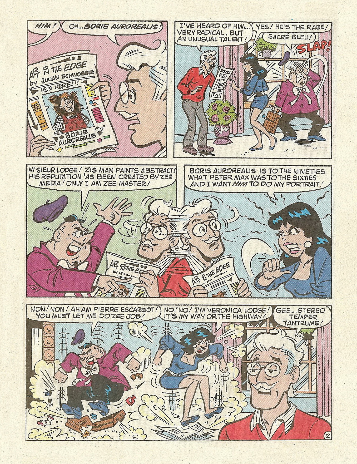 Read online Betty and Veronica Digest Magazine comic -  Issue #60 - 61