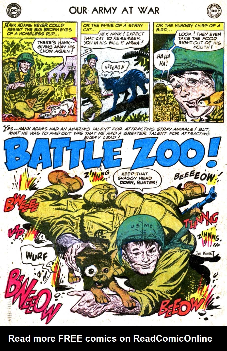 Read online Our Army at War (1952) comic -  Issue #59 - 28