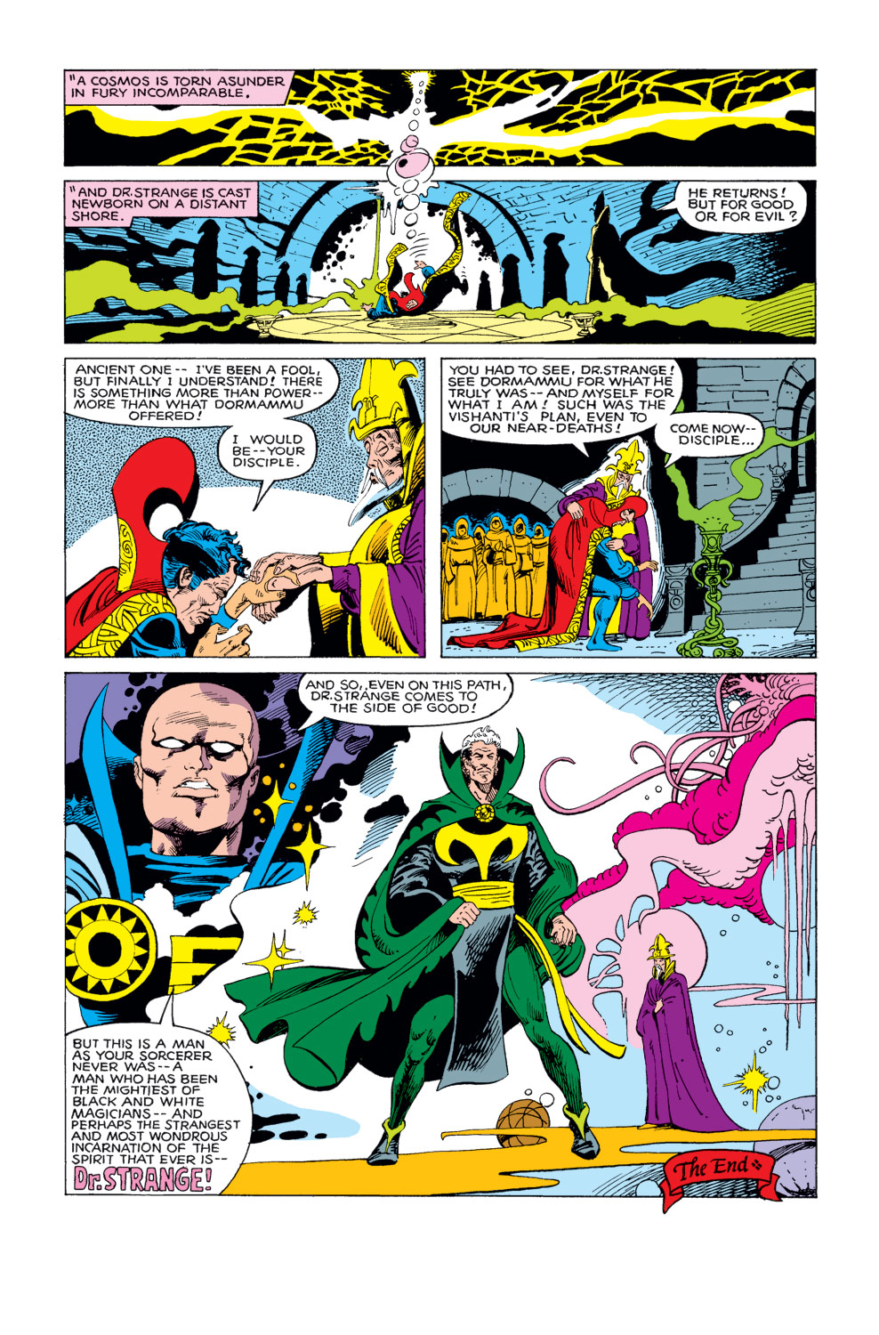 Read online What If? (1977) comic -  Issue #18 - Dr. Strange were a disciple of Dormammu - 35