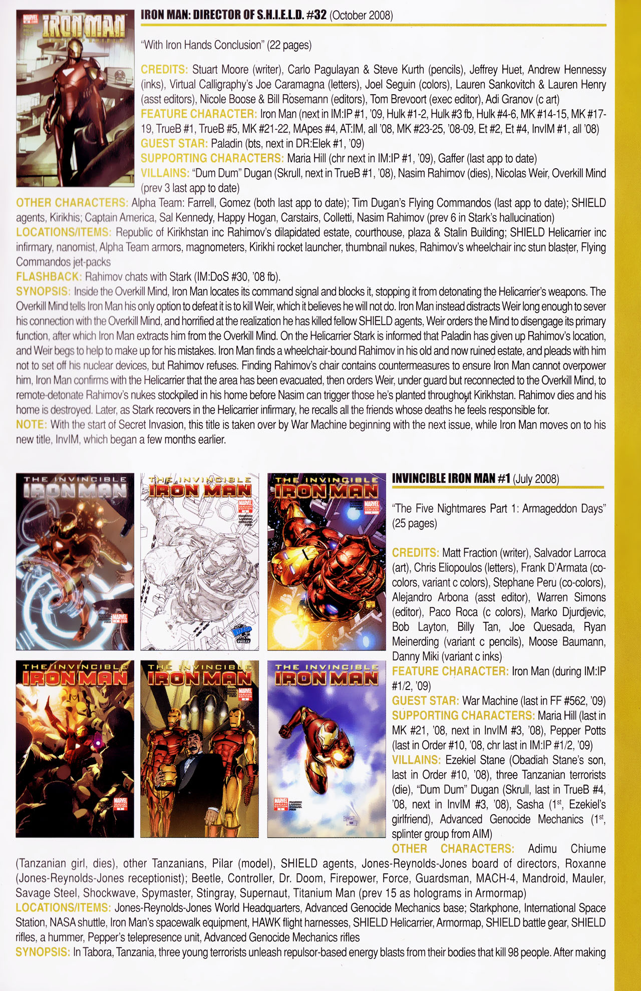 Read online Official Index to the Marvel Universe comic -  Issue #13 - 29