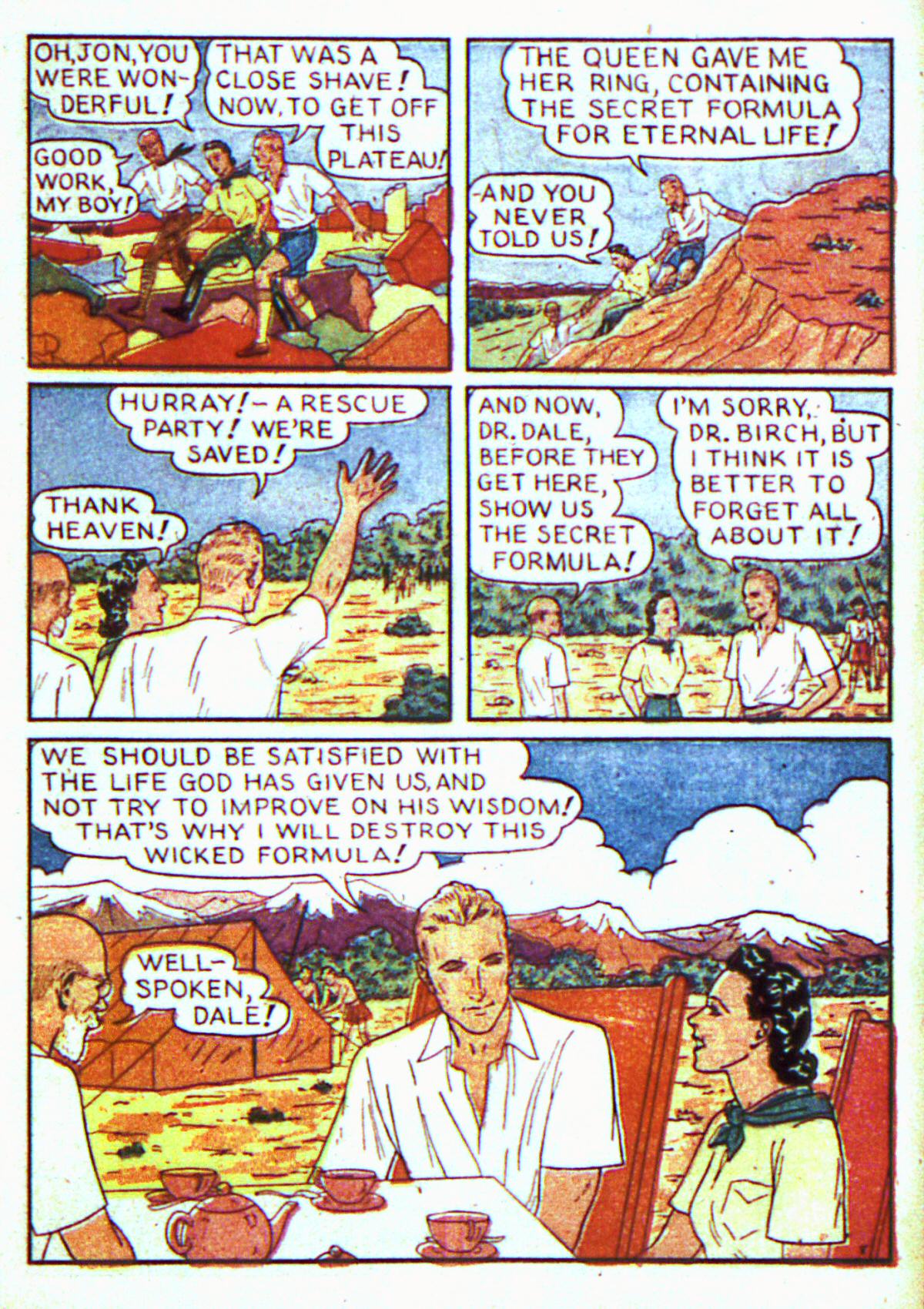 Read online Jungle Comics comic -  Issue #1 - 35