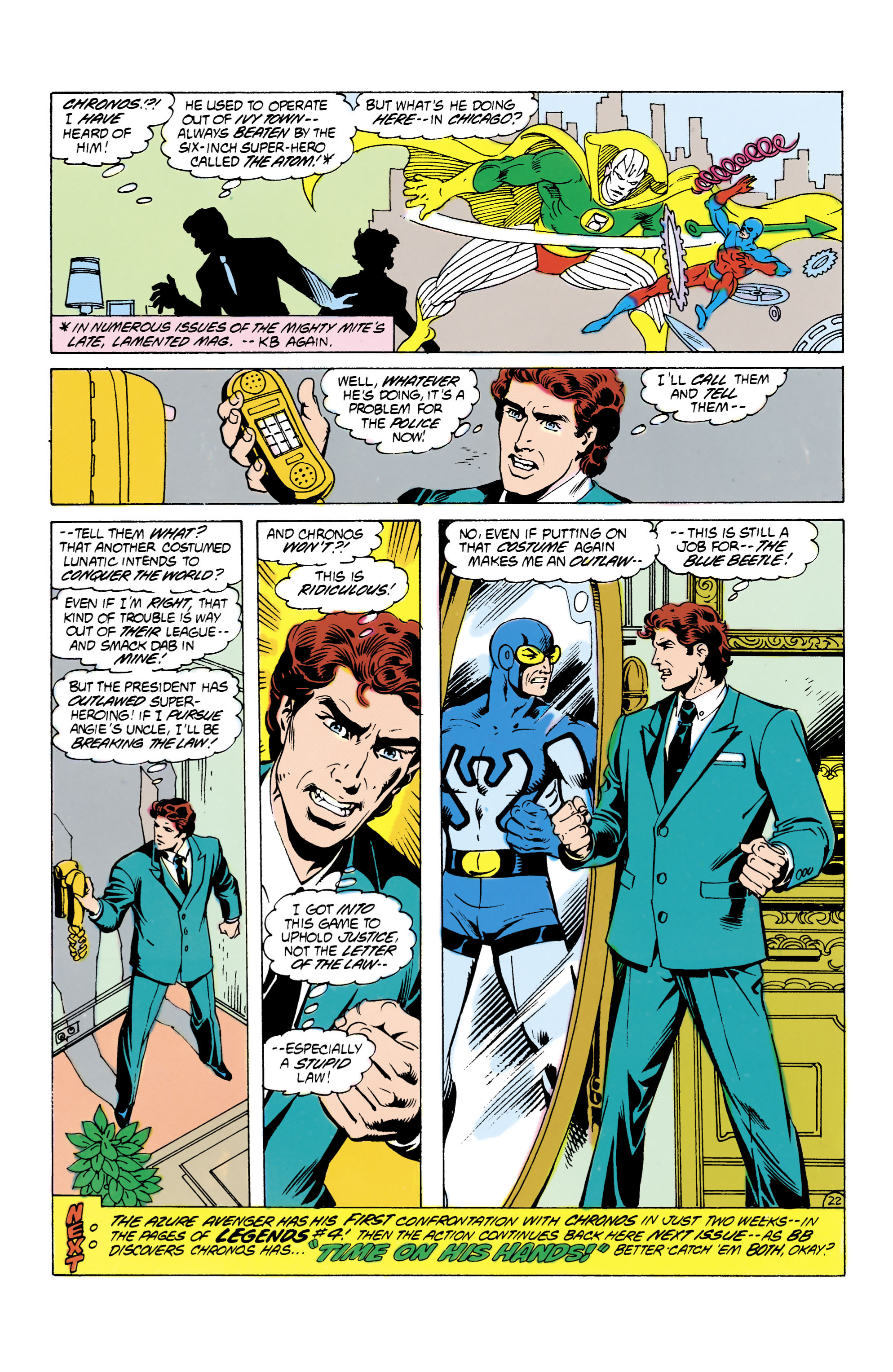 Read online Blue Beetle (1986) comic -  Issue #9 - 23